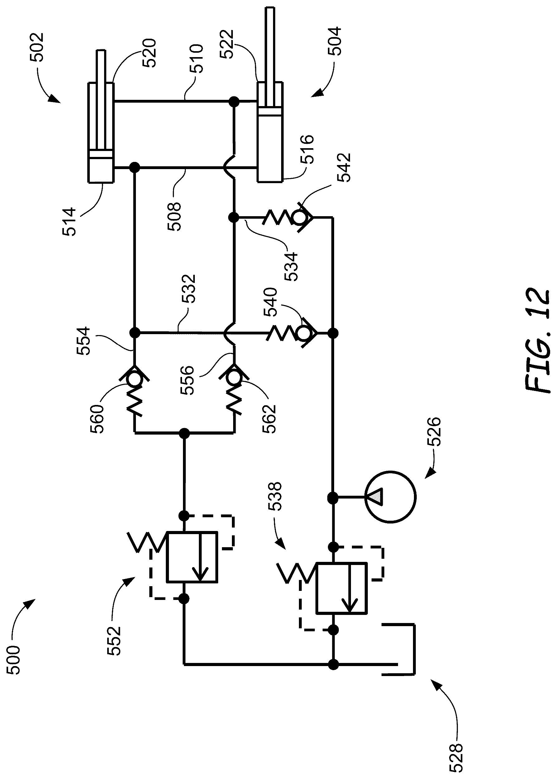 Patent US12312764 Figure 13 – Self-leveling lift arm assembly for power machines