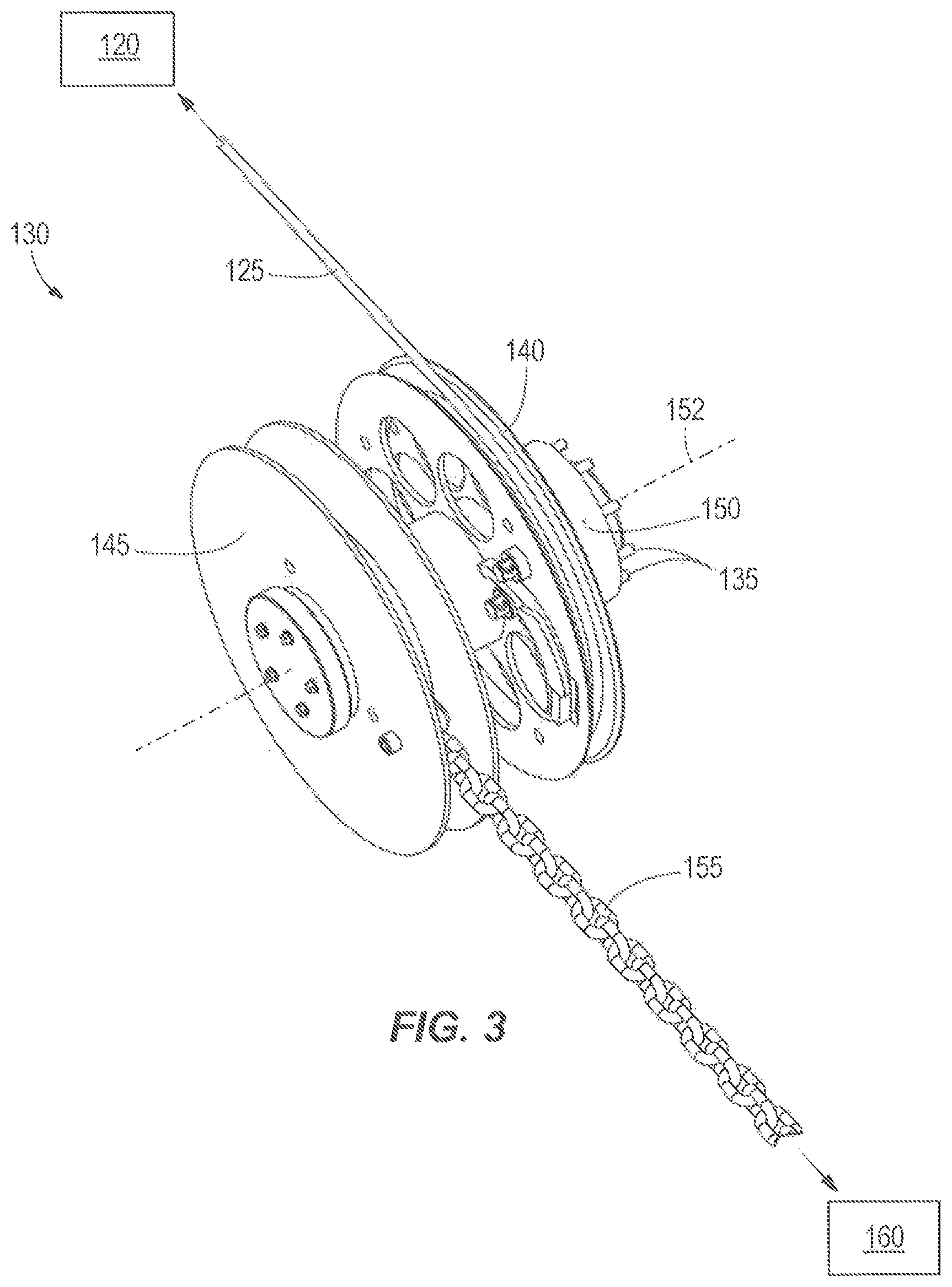 Patent US12312765 Figure 3 – Dipper door and dipper door trip assembly