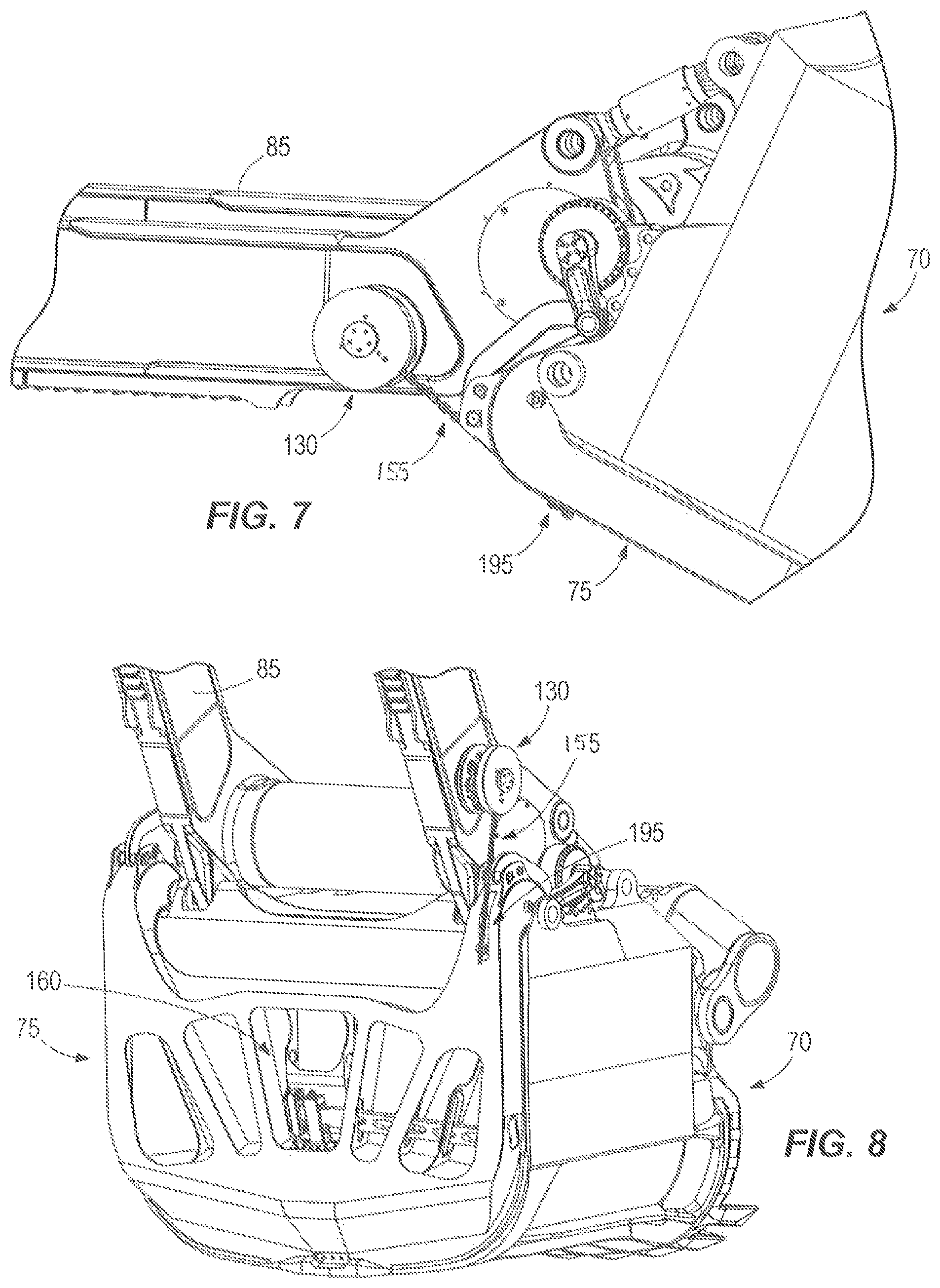 Patent US12312765 Figure 5 – Dipper door and dipper door trip assembly