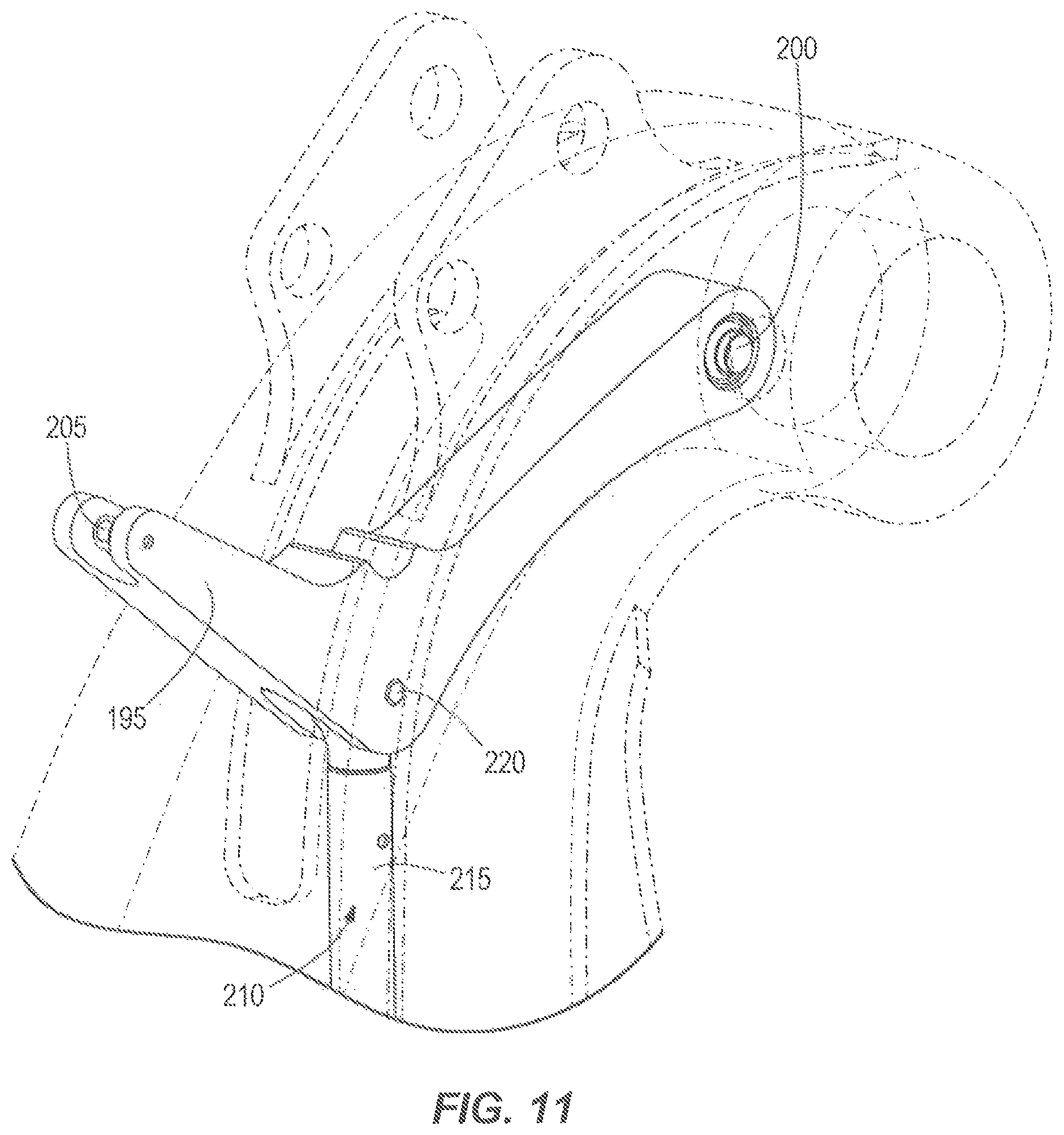 Patent US12312765 Figure 7 – Dipper door and dipper door trip assembly