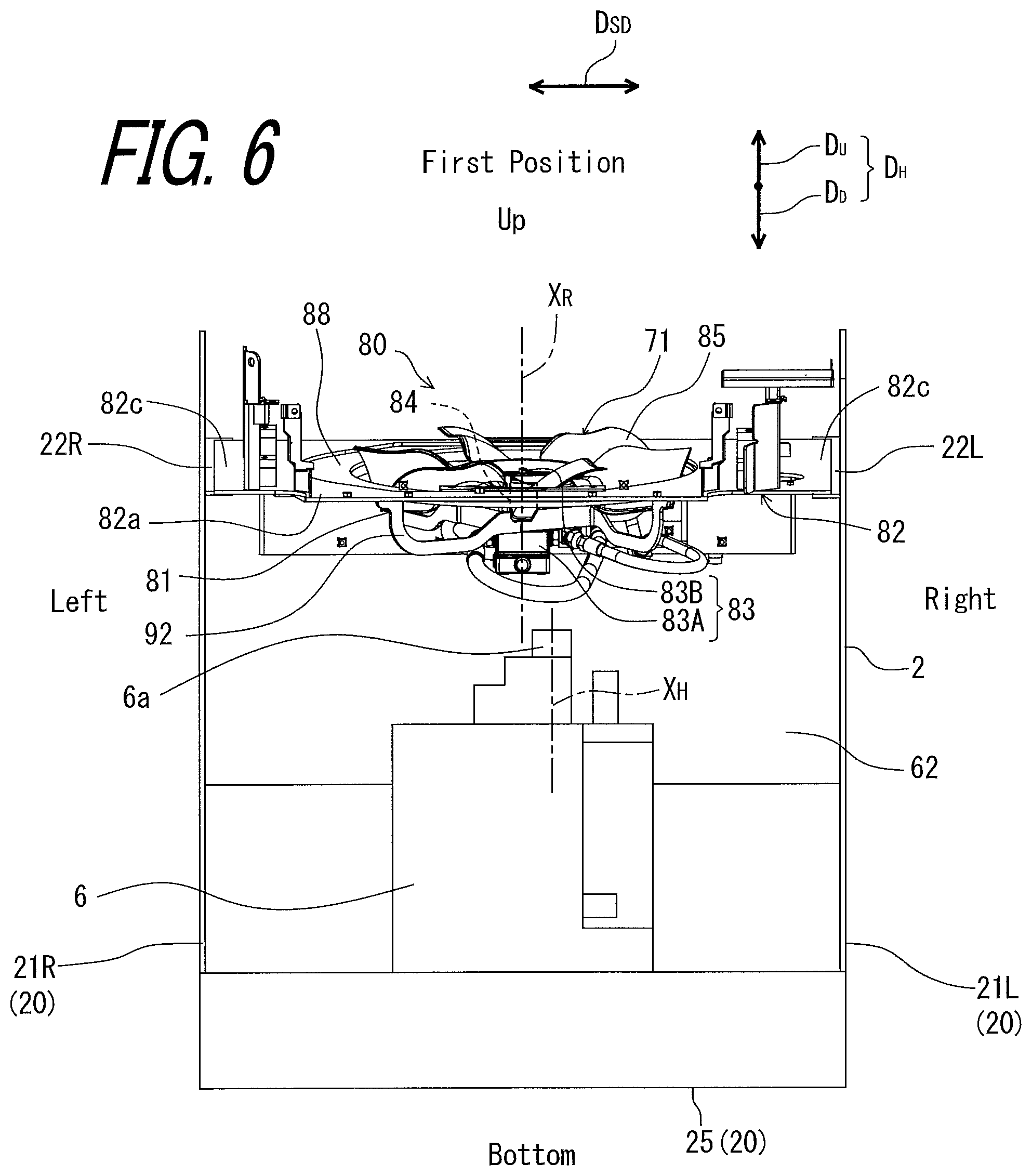 Patent US12312766 Figure 6 – Fan structure and work vehicle