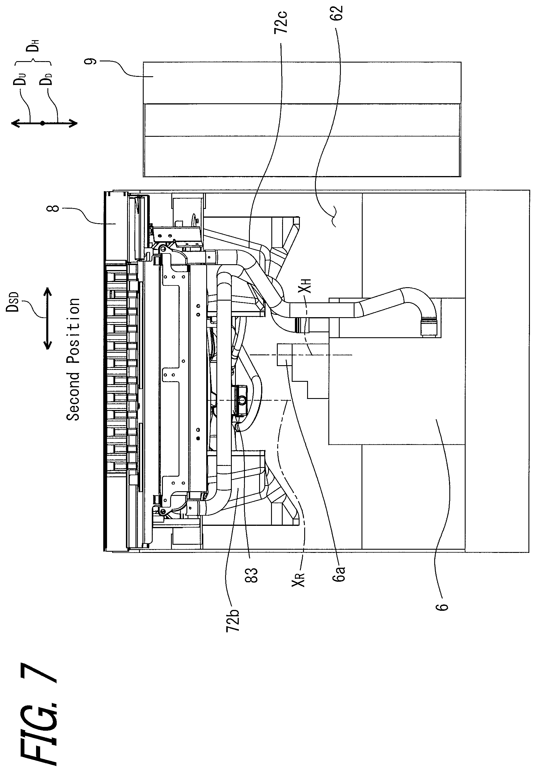 Patent US12312766 Figure 7 – Fan structure and work vehicle