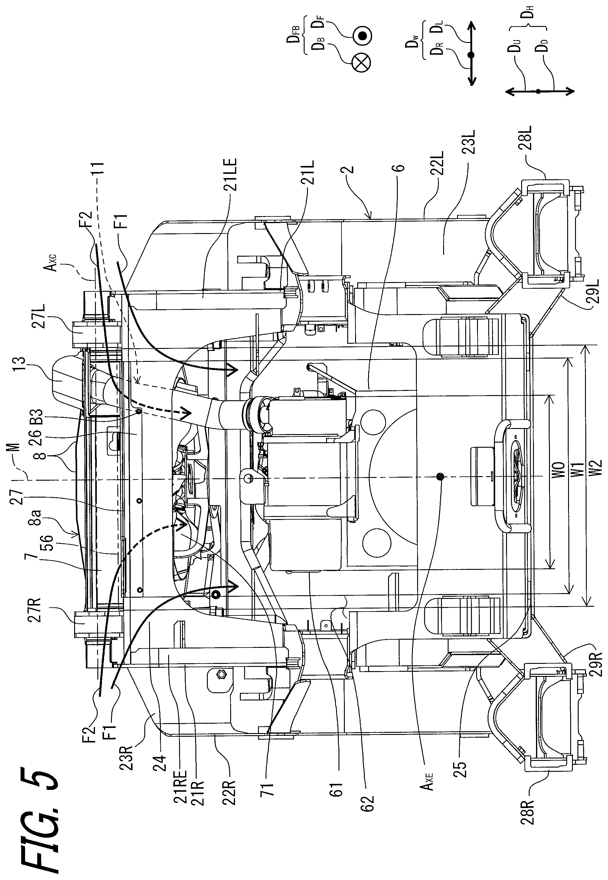 Patent US12312767 Figure 5 – Work vehicle