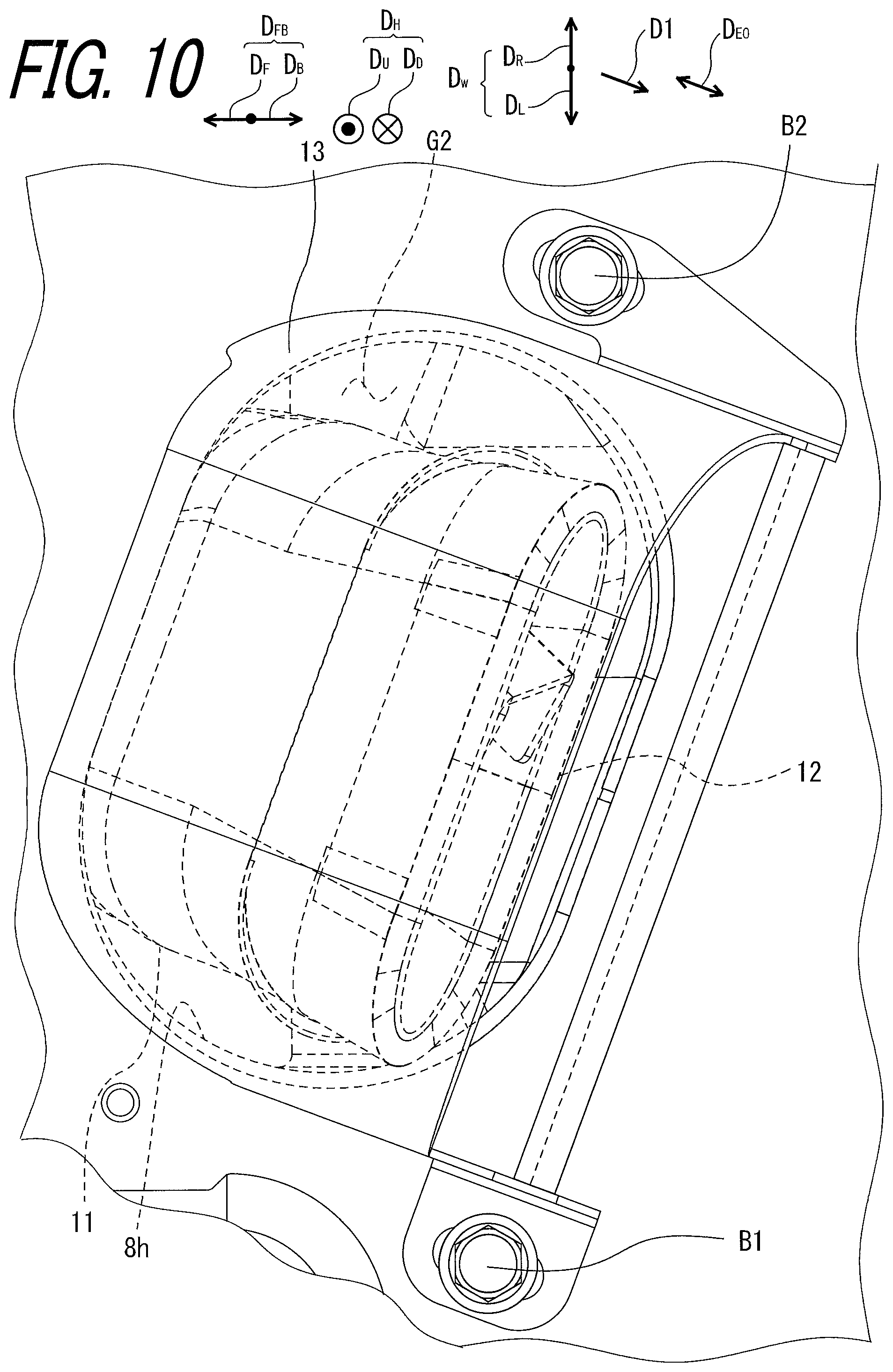 Patent US12312767 Figure 10 – Work vehicle