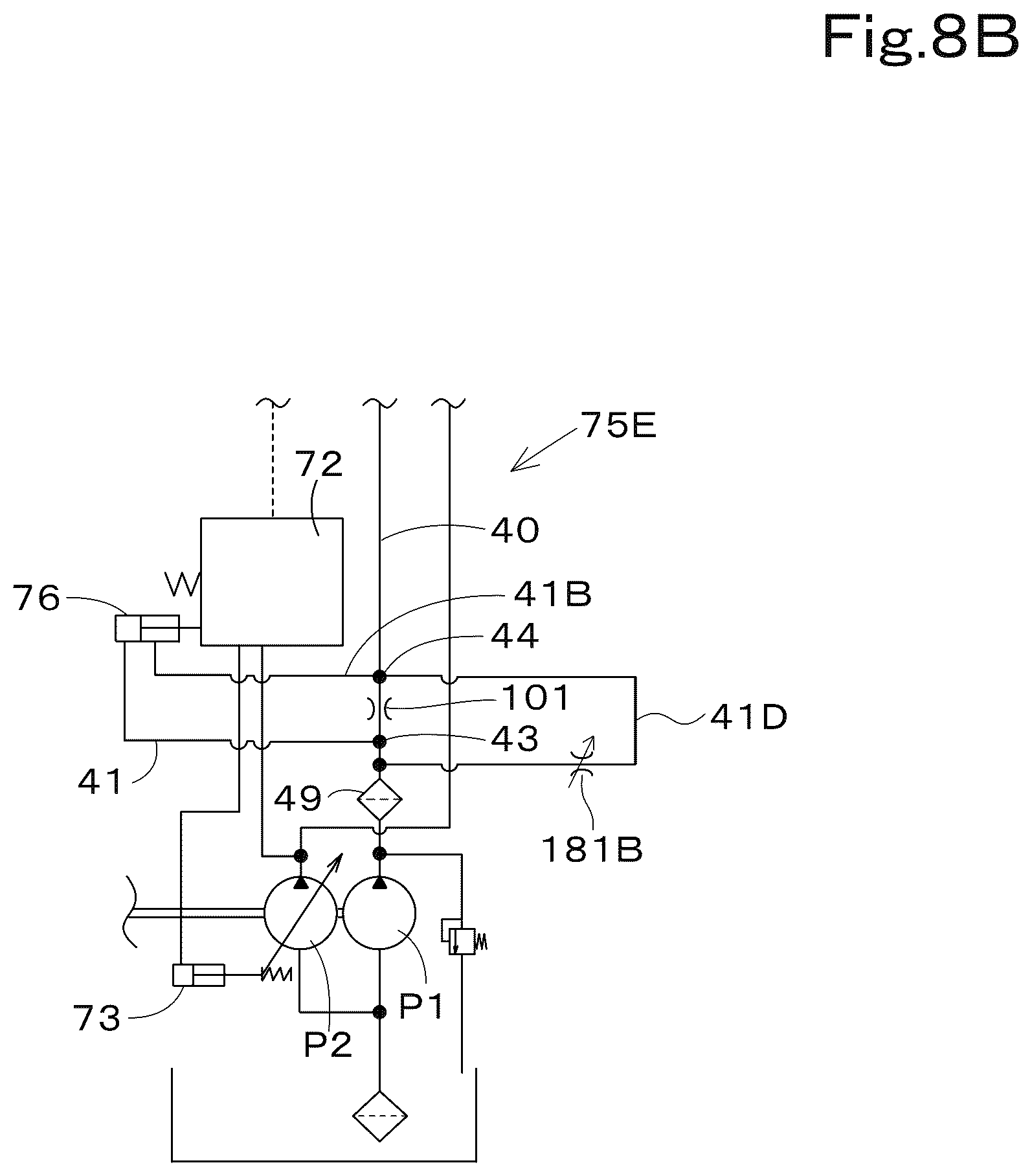 Patent US12312772 Figure 14 – Hydraulic system for working machine
