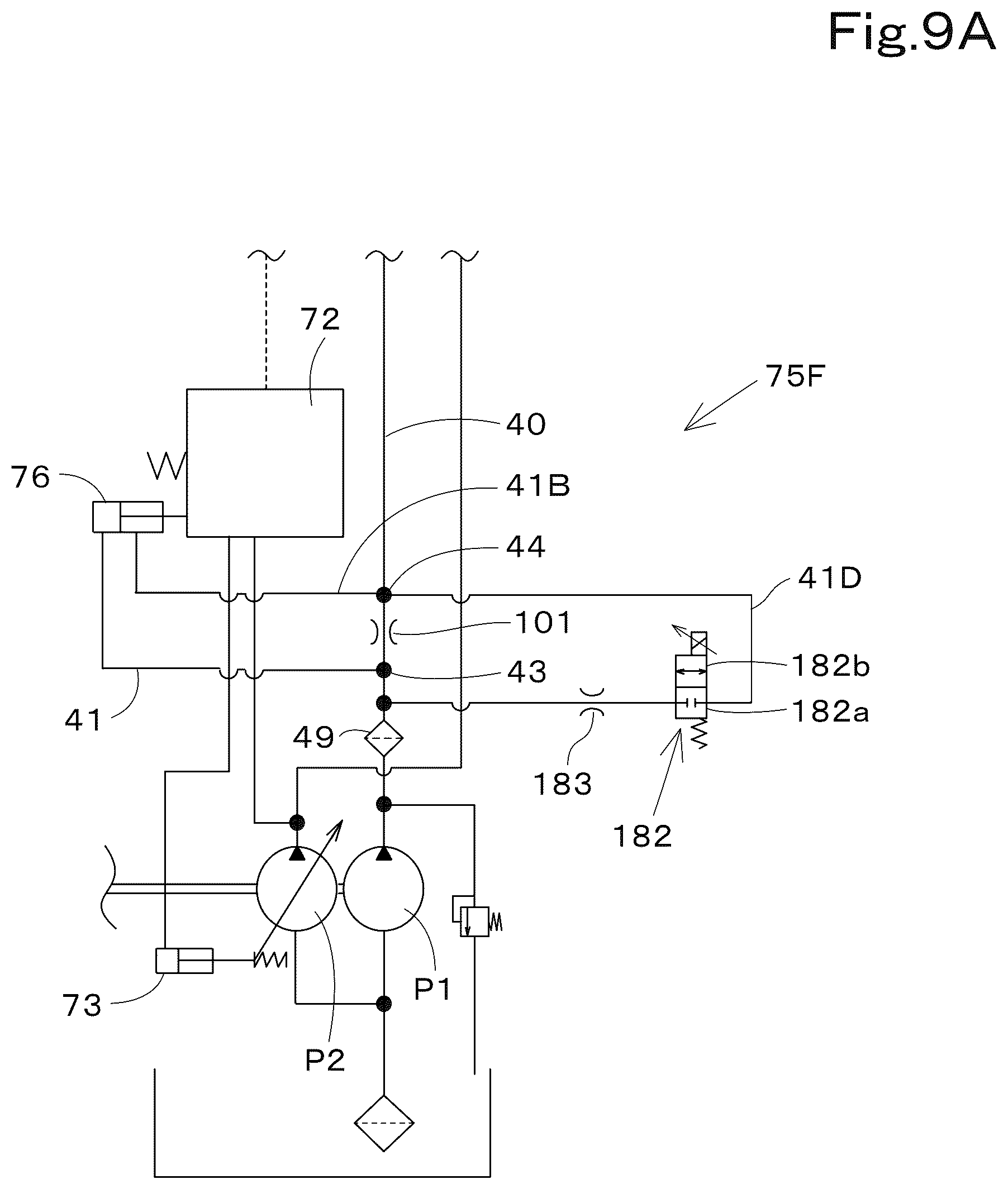 Patent US12312772 Figure 15 – Hydraulic system for working machine
