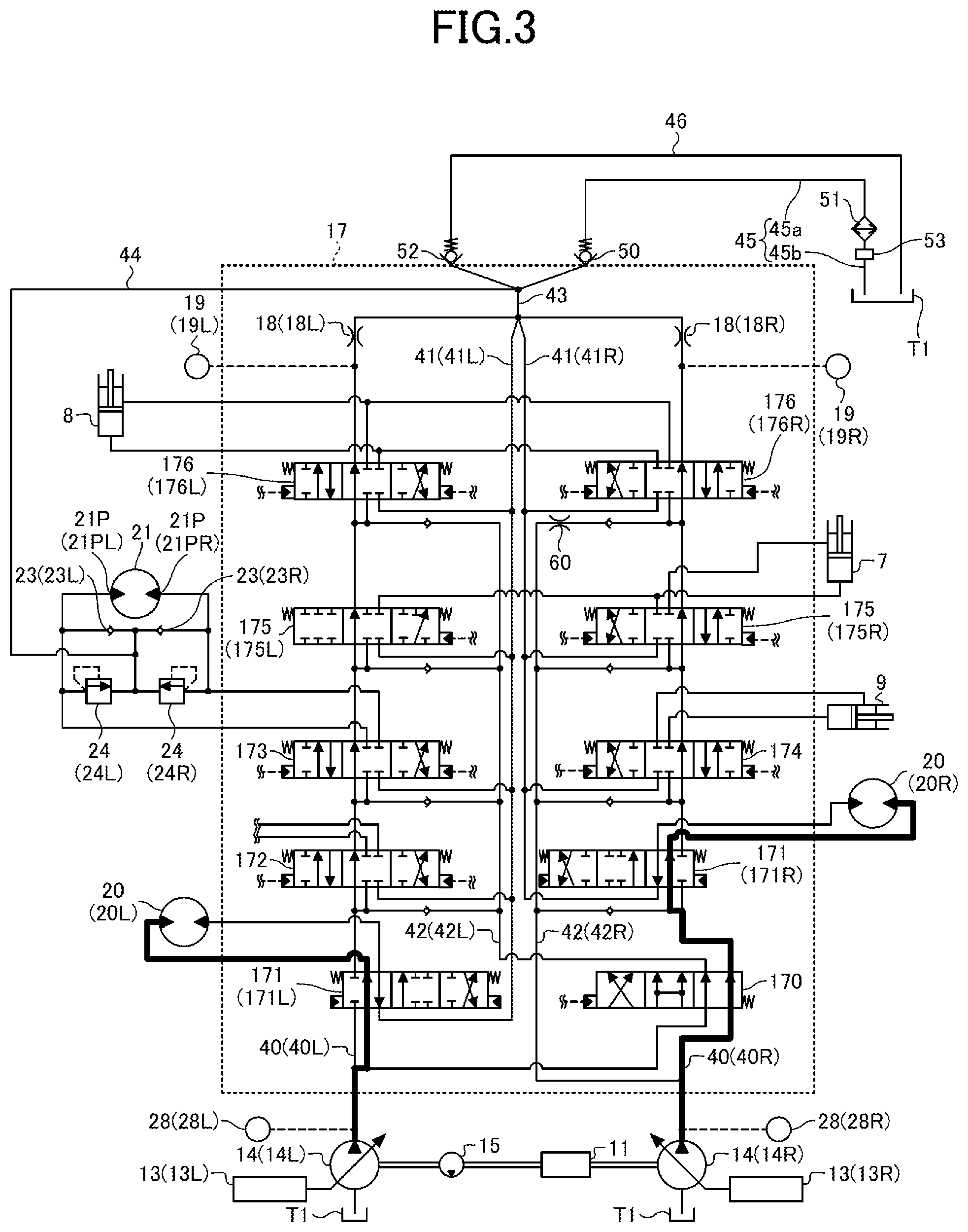 Patent US12312773 Figure 3 – Excavator