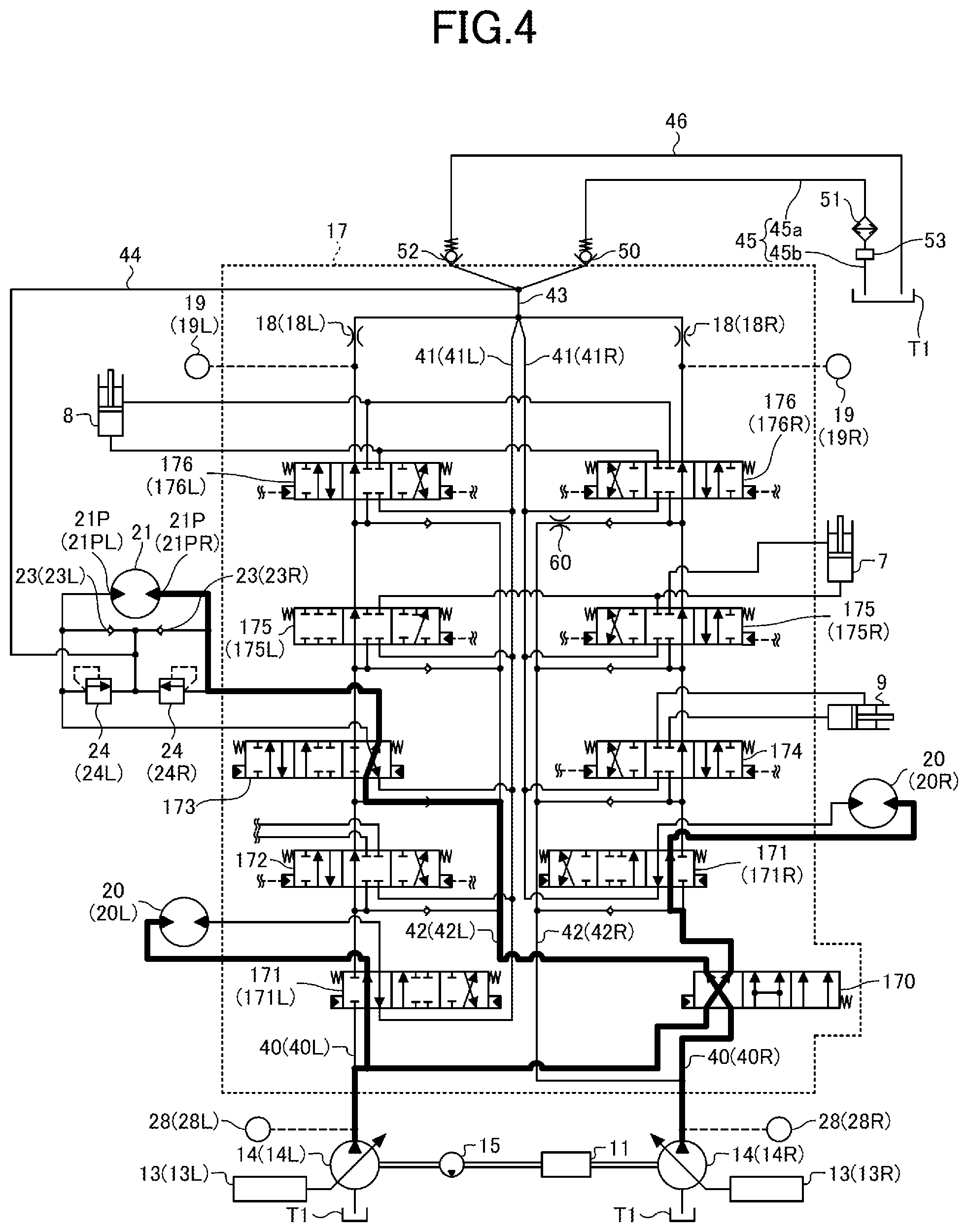 Patent US12312773 Figure 4 – Excavator