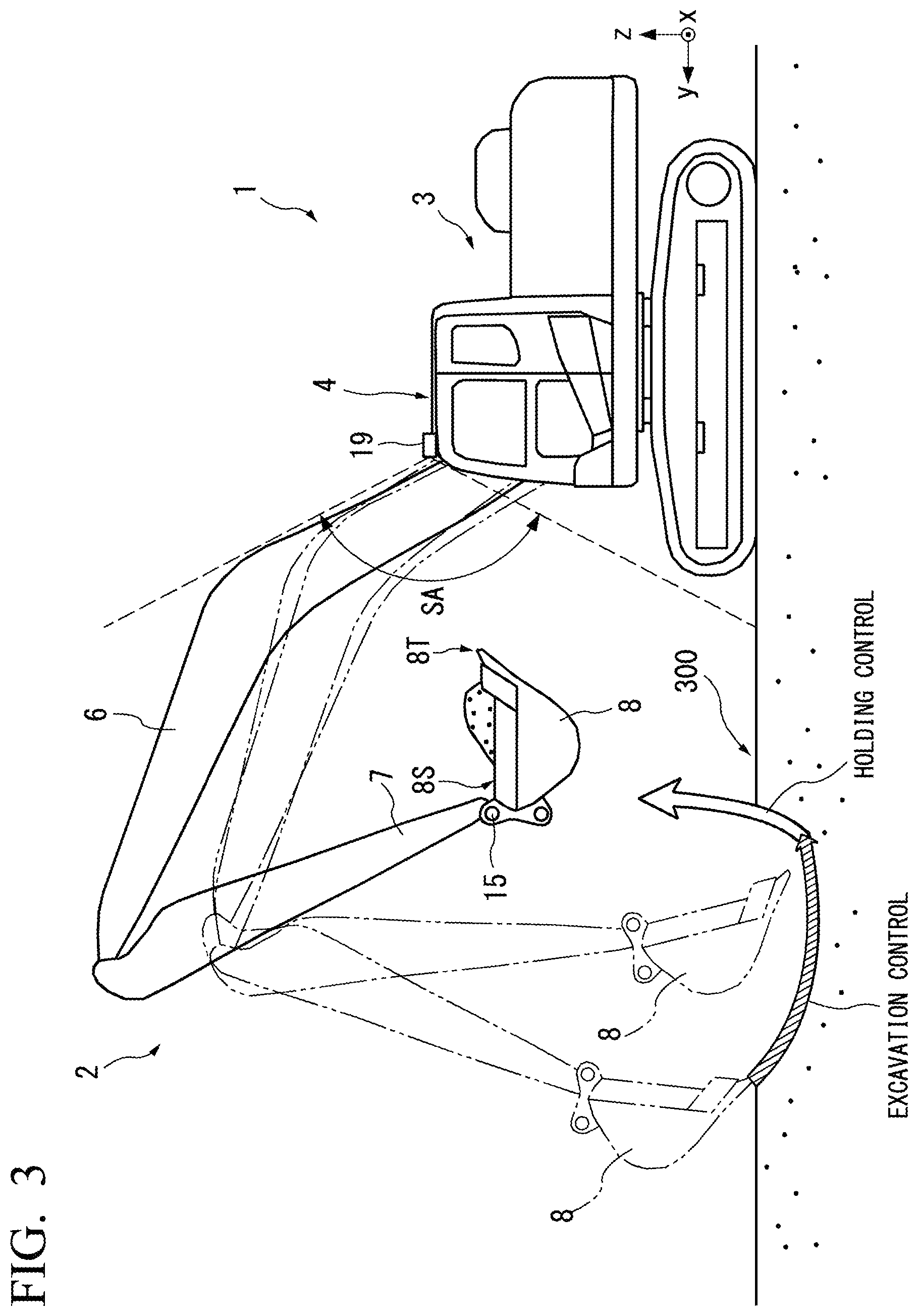 Patent US12312774 Figure 3 – Excavation information processing device, work machine, excavation support device, and excavation information processing method
