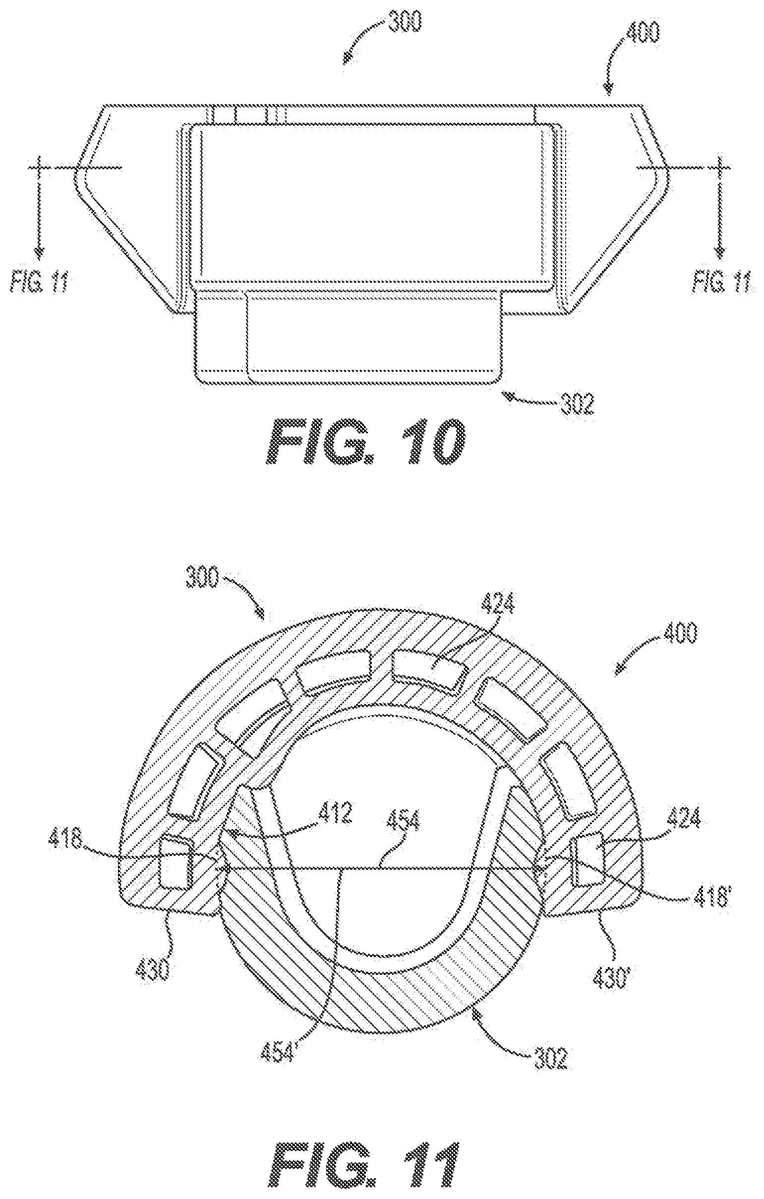 Patent US12312776 Figure 8 – Anti-tipping features for a retaining mechanism