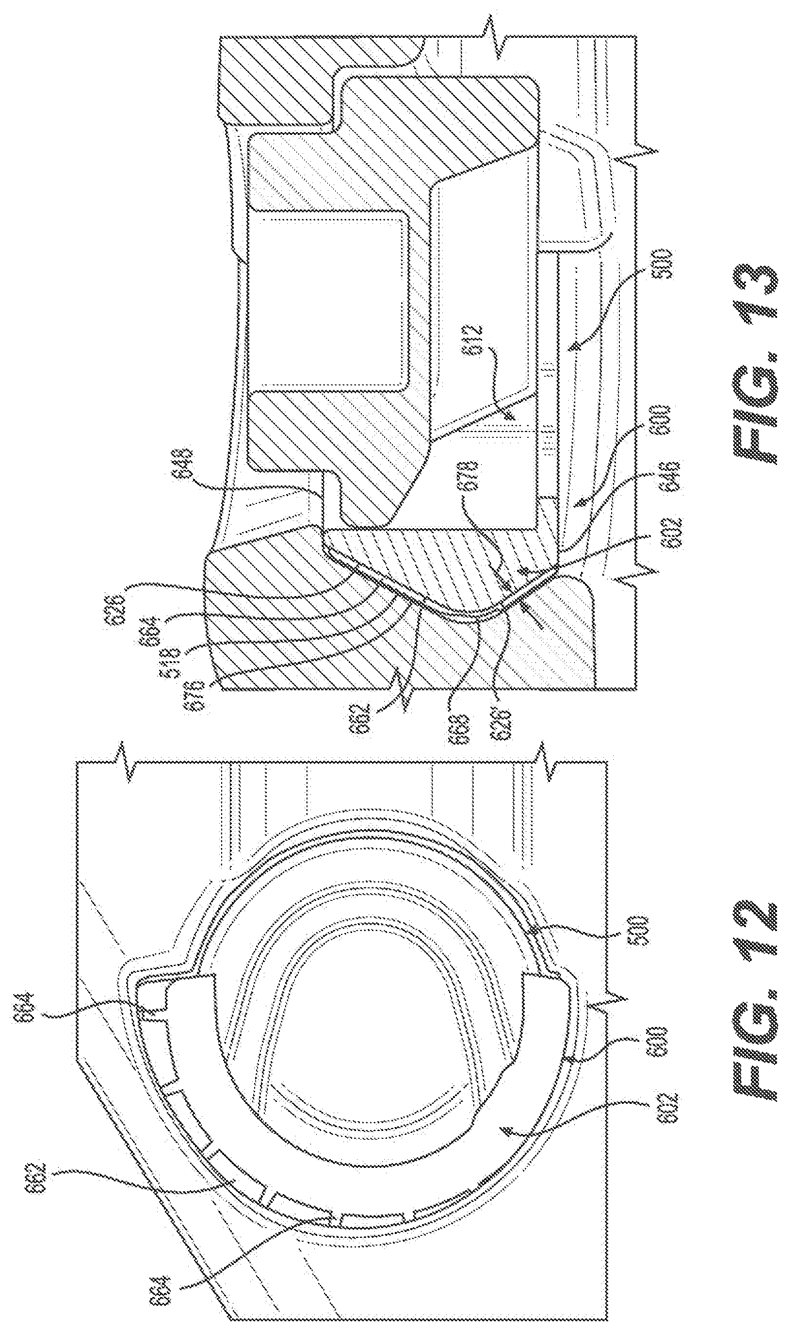 Patent US12312776 Figure 9 – Anti-tipping features for a retaining mechanism