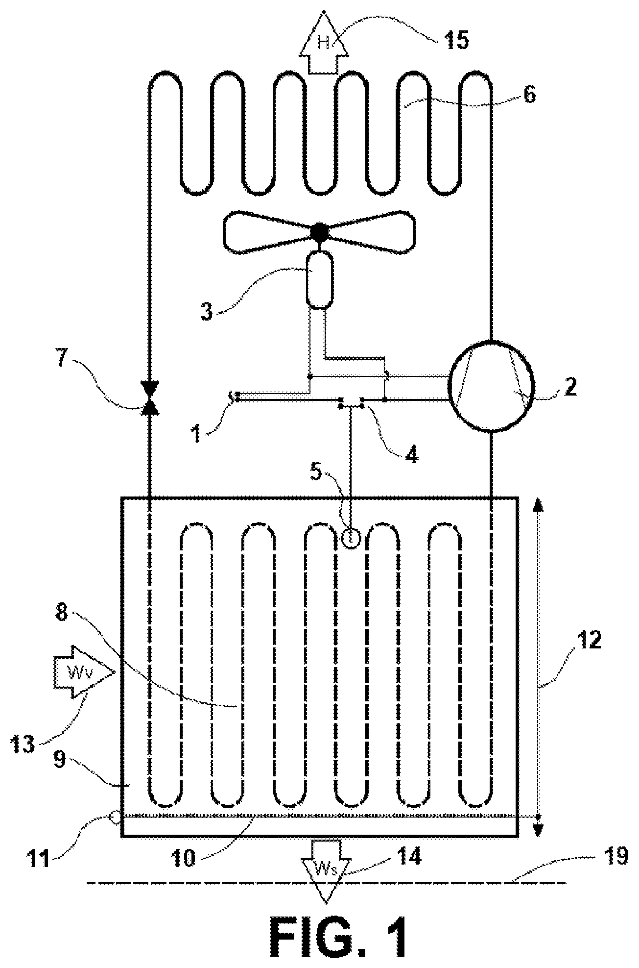 Patent US12312777 Figure 1 – Apparatus to harvest atmospheric water vapor