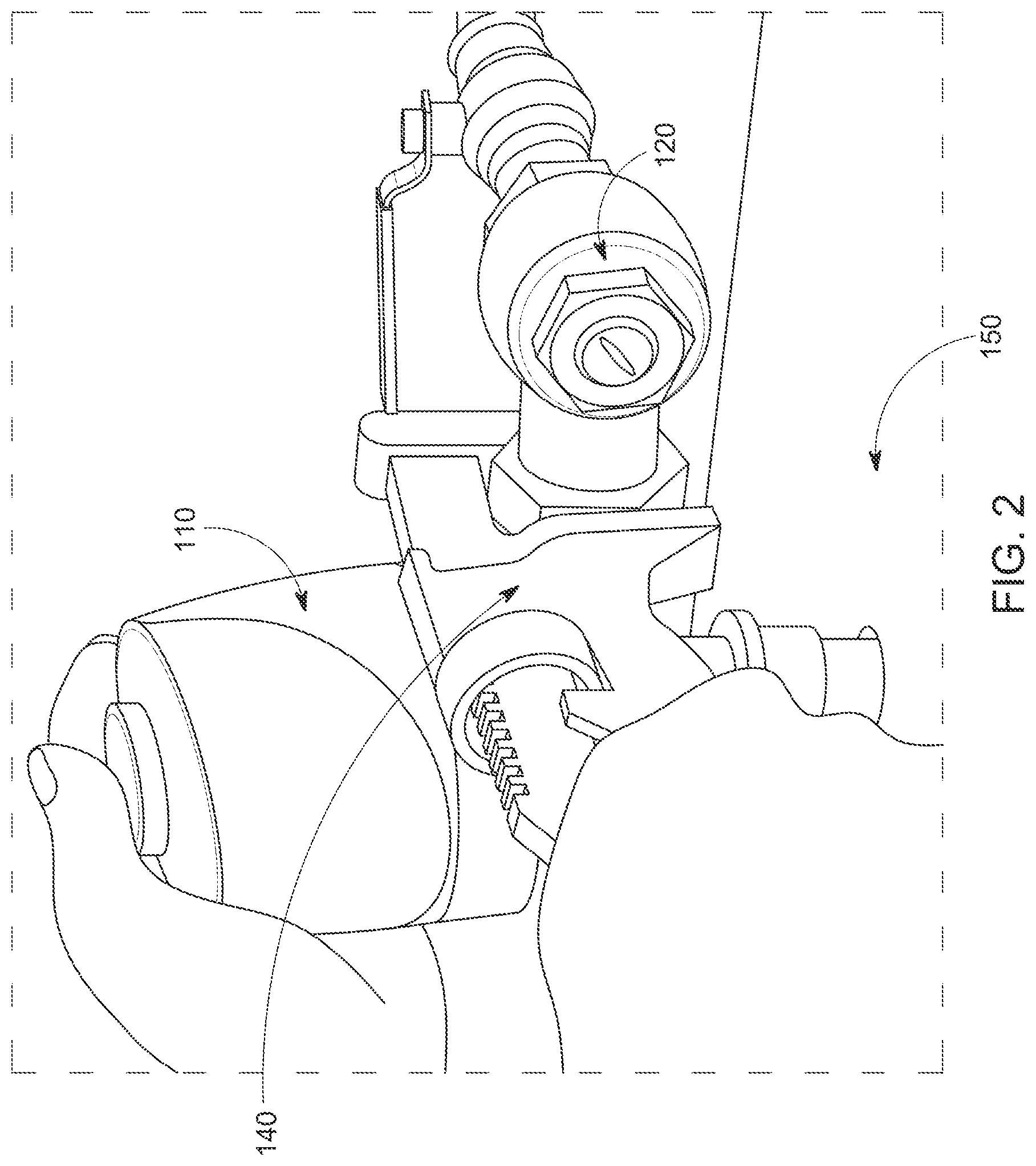 Patent US12312779 Figure 2 – Flush valve water supply hose bibb