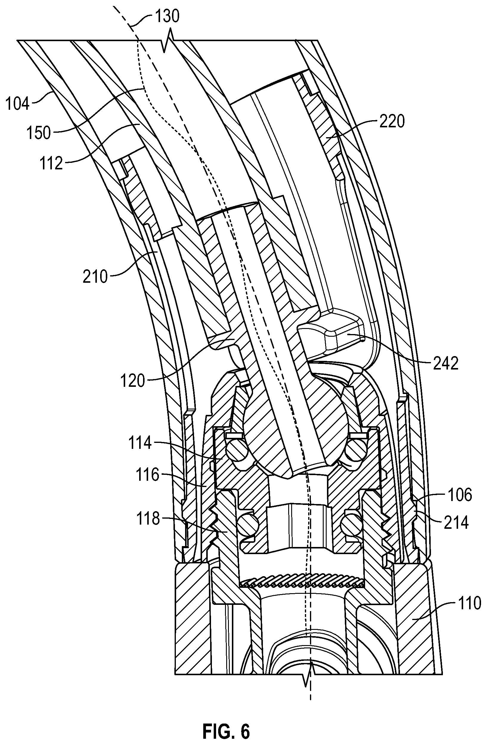 Patent US12312782 Figure 6 – Slow close insert for faucets