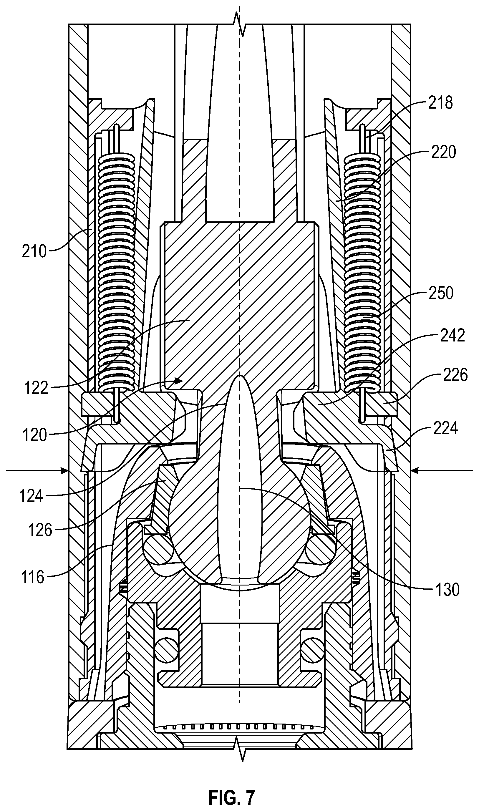 Patent US12312782 Figure 7 – Slow close insert for faucets