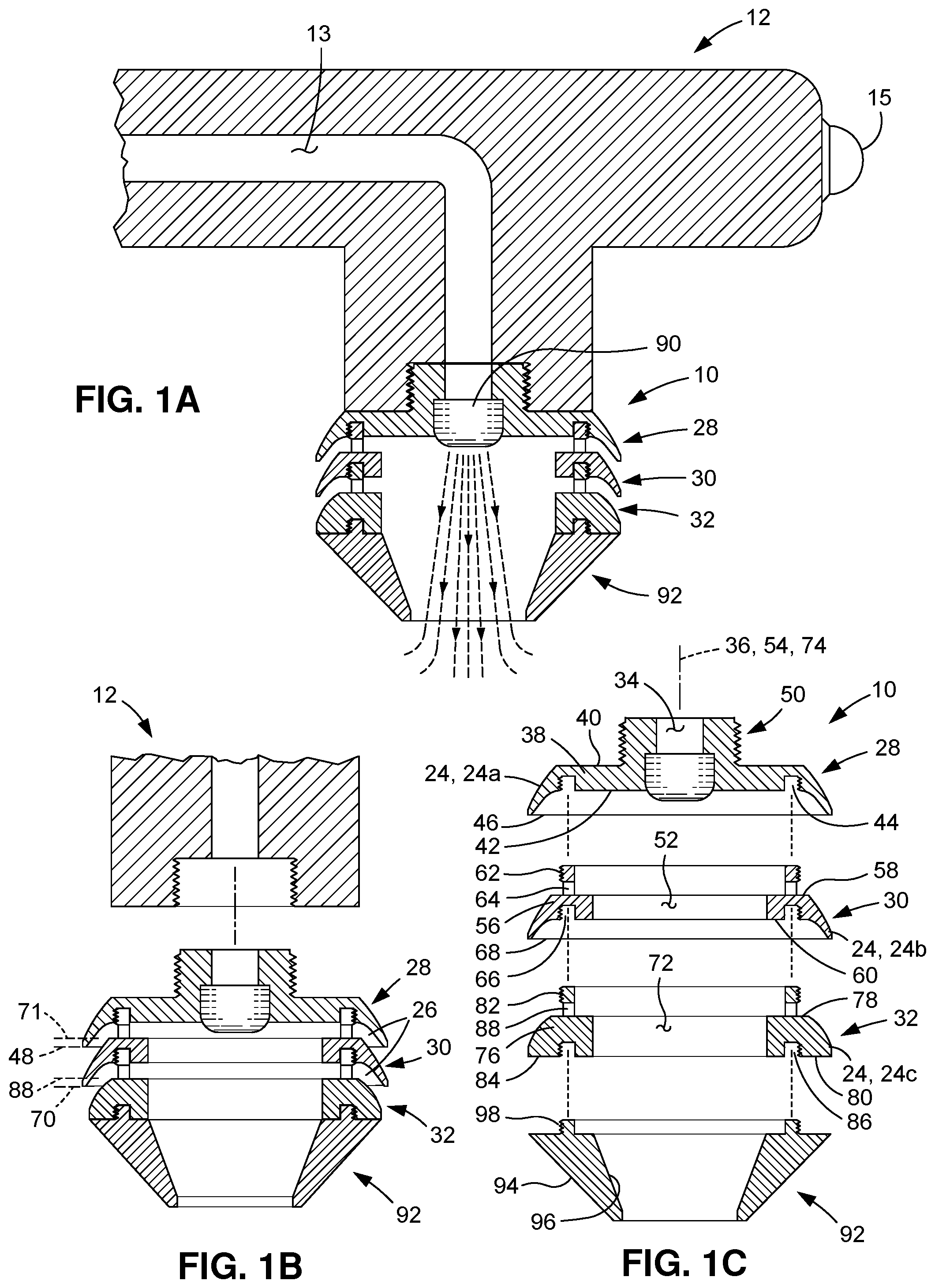 Patent US12312783 Figure 2 – Contamination guard for water faucet
