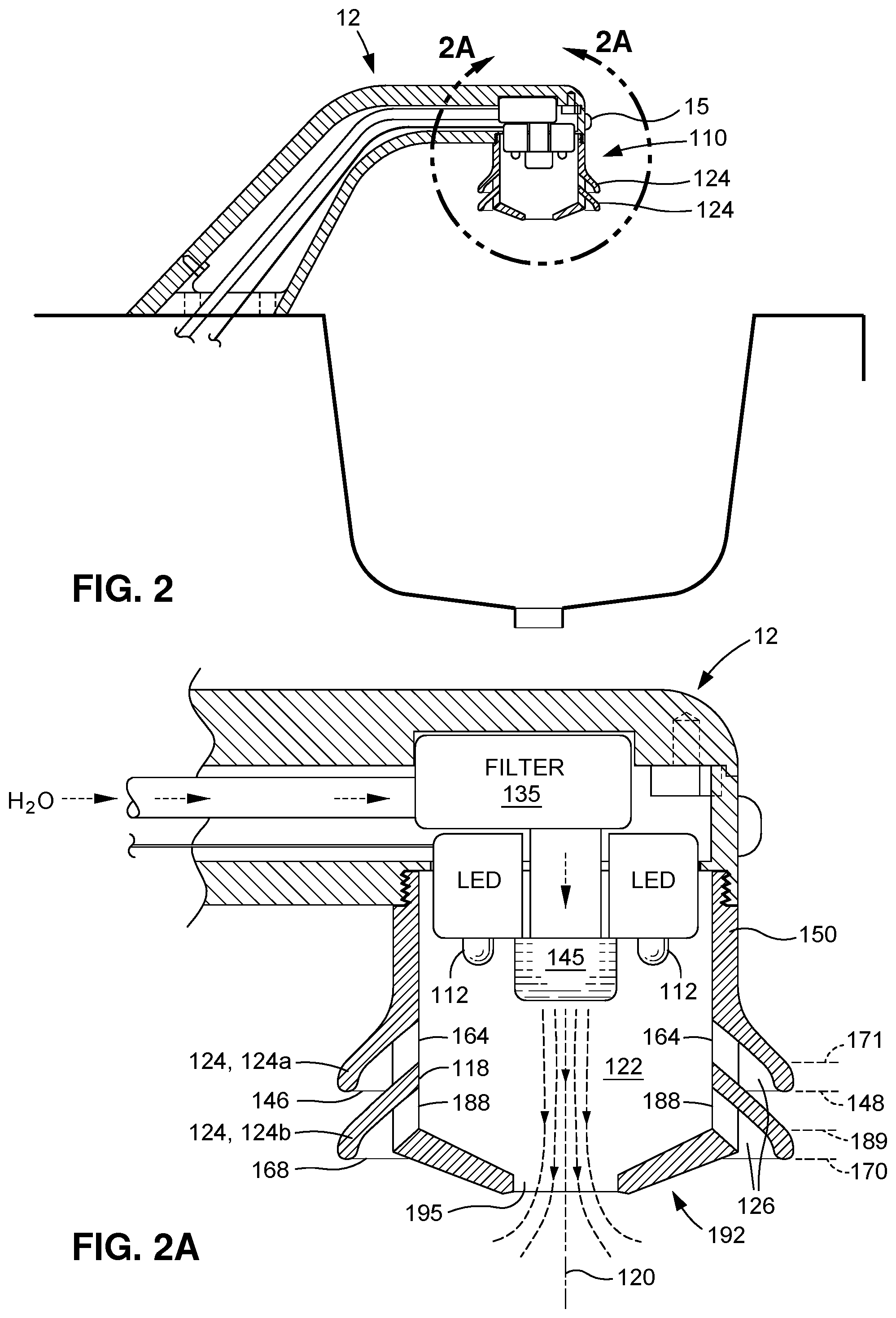 Patent US12312783 Figure 3 – Contamination guard for water faucet