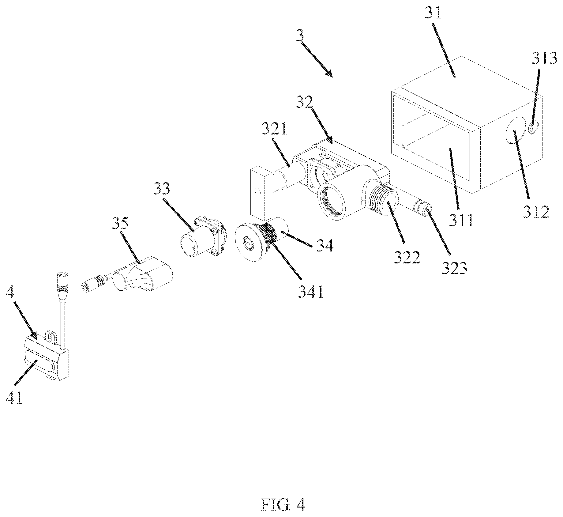 Patent US12312786 Figure 3 – Sensing faucet assembly