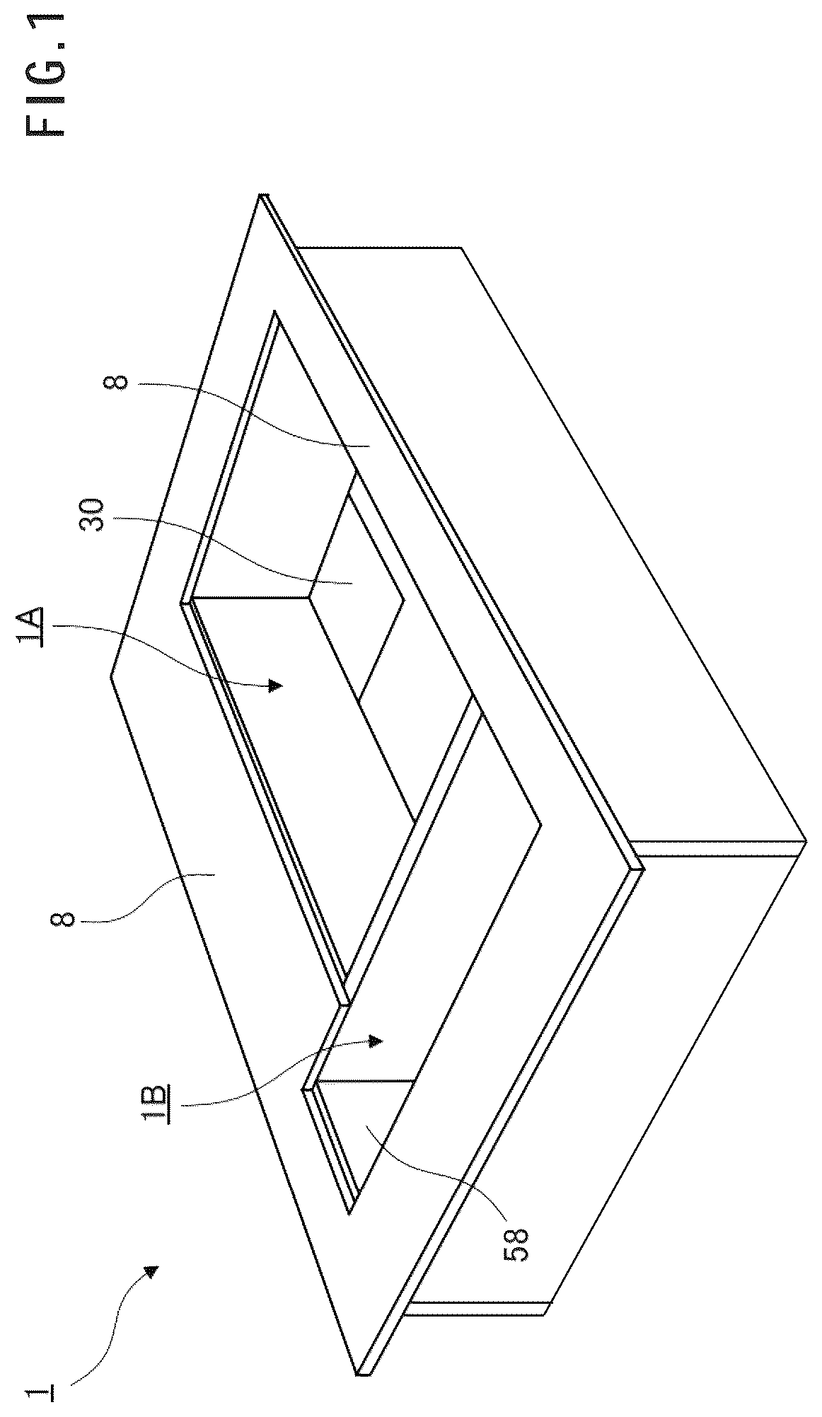 Patent US12312787 Figure 1 – Kitchen sink