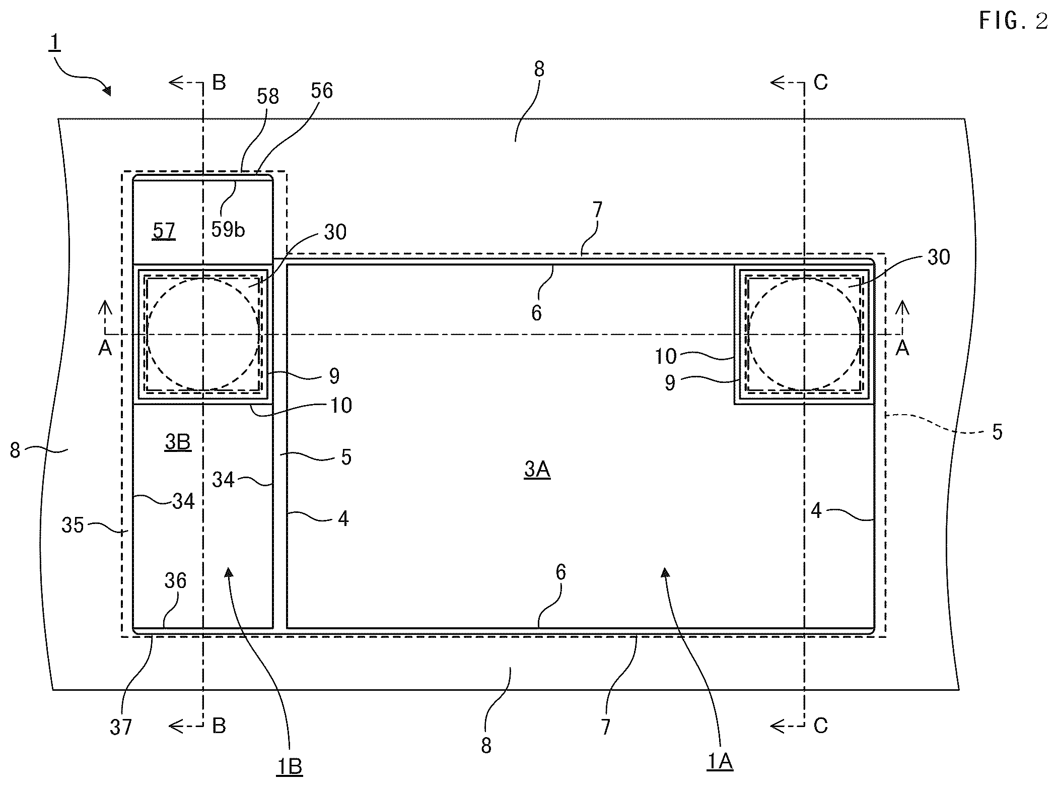 Patent US12312787 Figure 2 – Kitchen sink