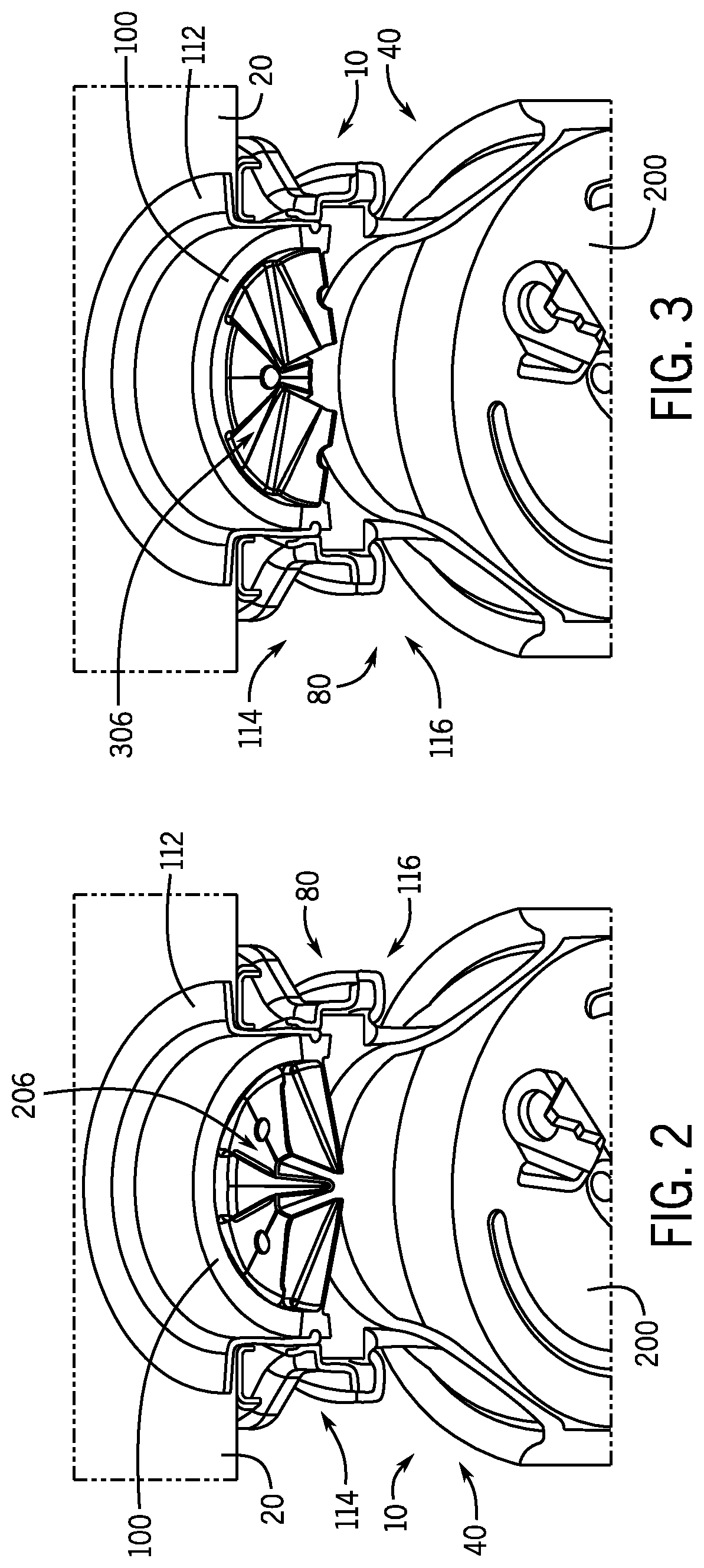 Patent US12312788 Figure 2 – Reversible baffle for disposer system and method of implementing same in a sink flange of a disposer system