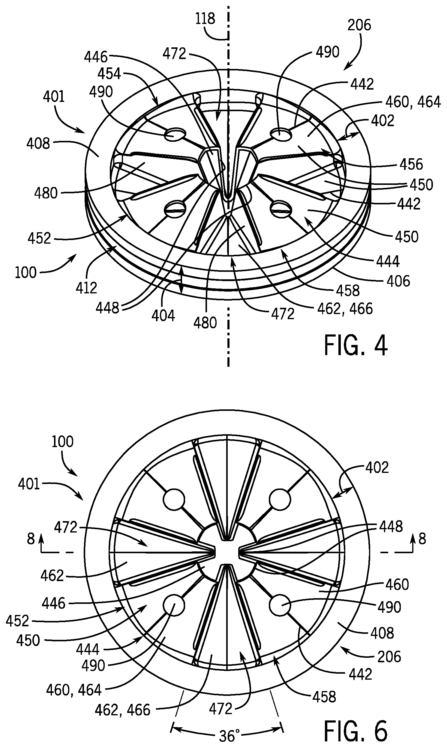 Patent US12312788 Figure 3 – Reversible baffle for disposer system and method of implementing same in a sink flange of a disposer system
