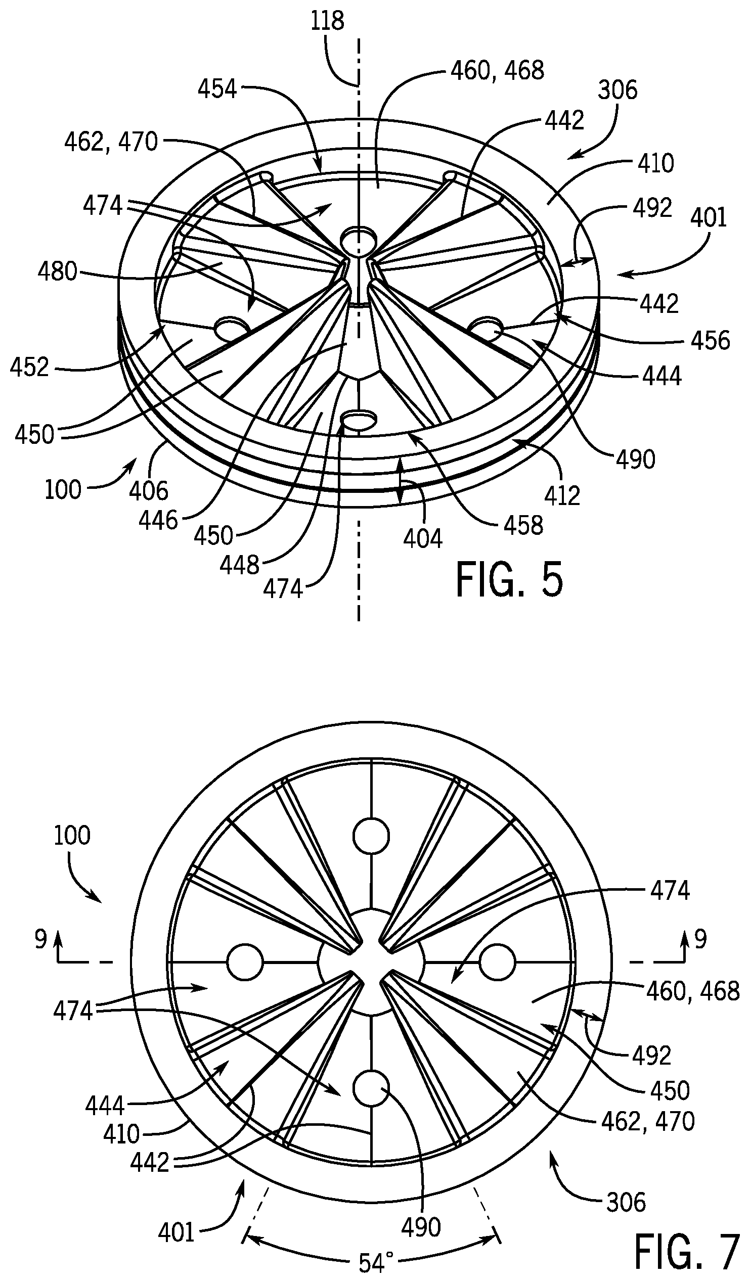 Patent US12312788 Figure 4 – Reversible baffle for disposer system and method of implementing same in a sink flange of a disposer system