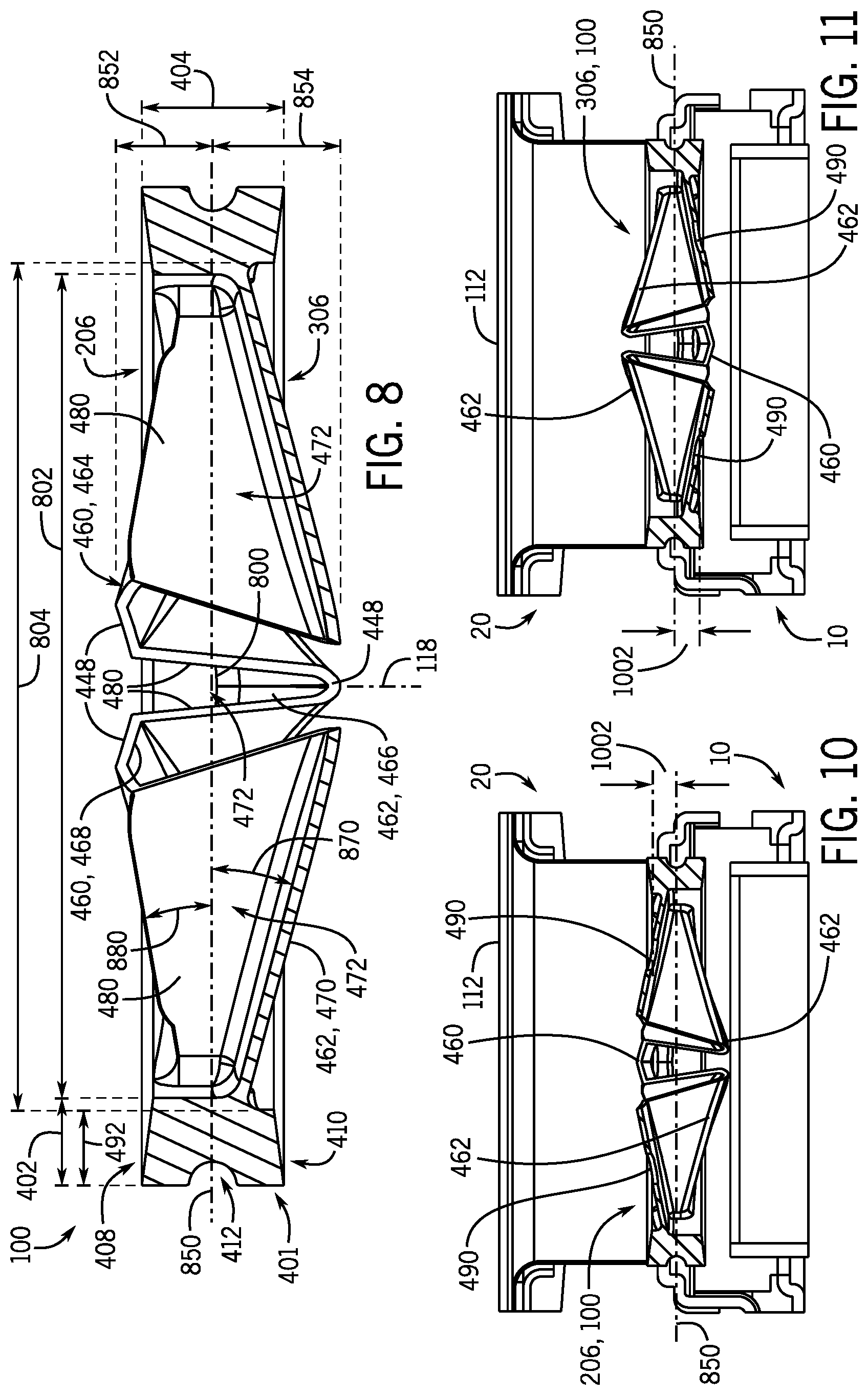 Patent US12312788 Figure 5 – Reversible baffle for disposer system and method of implementing same in a sink flange of a disposer system