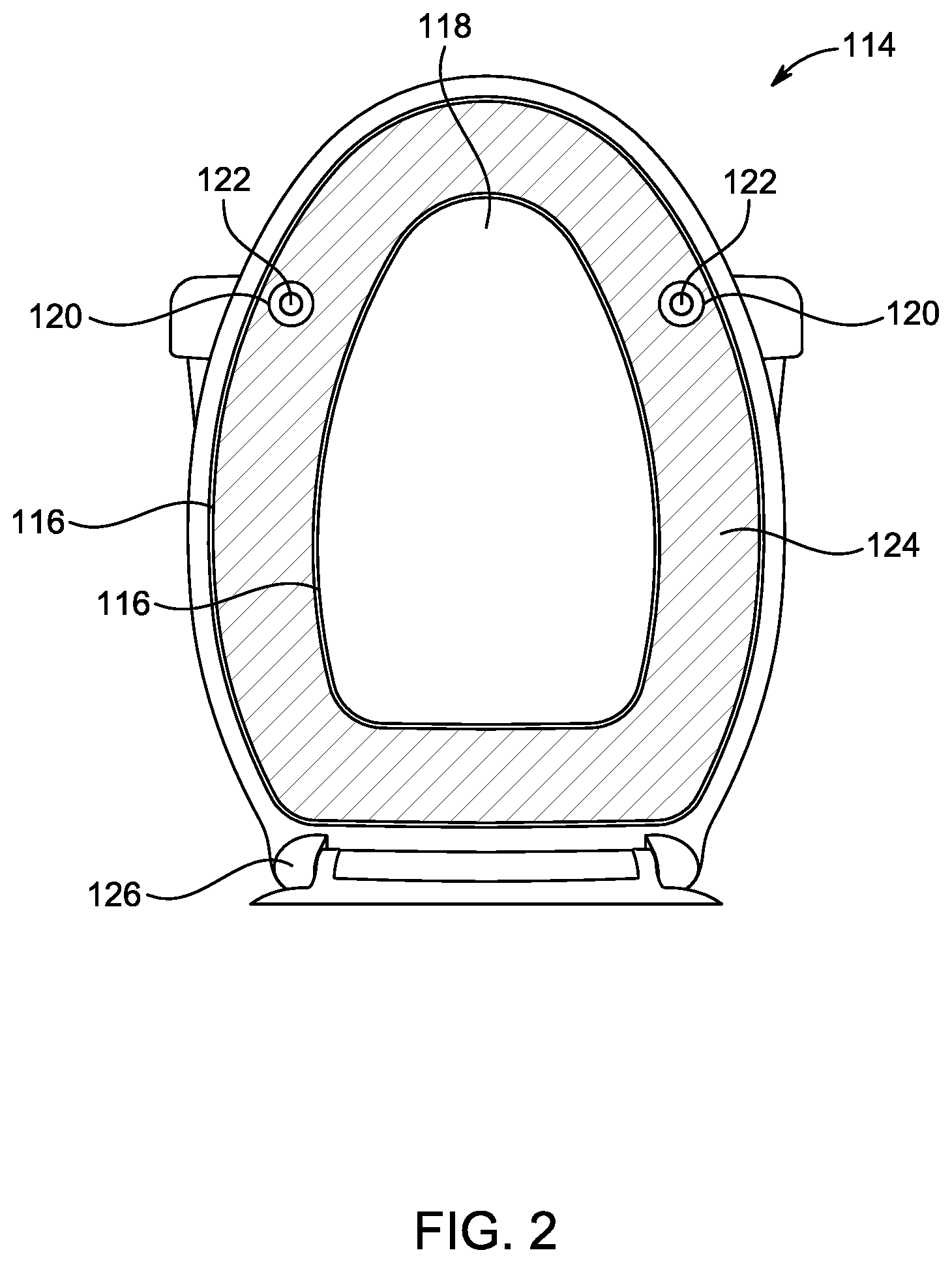 Patent US12312792 Figure 2 – Toilet infectious airborne particulate filtration and disinfection systems