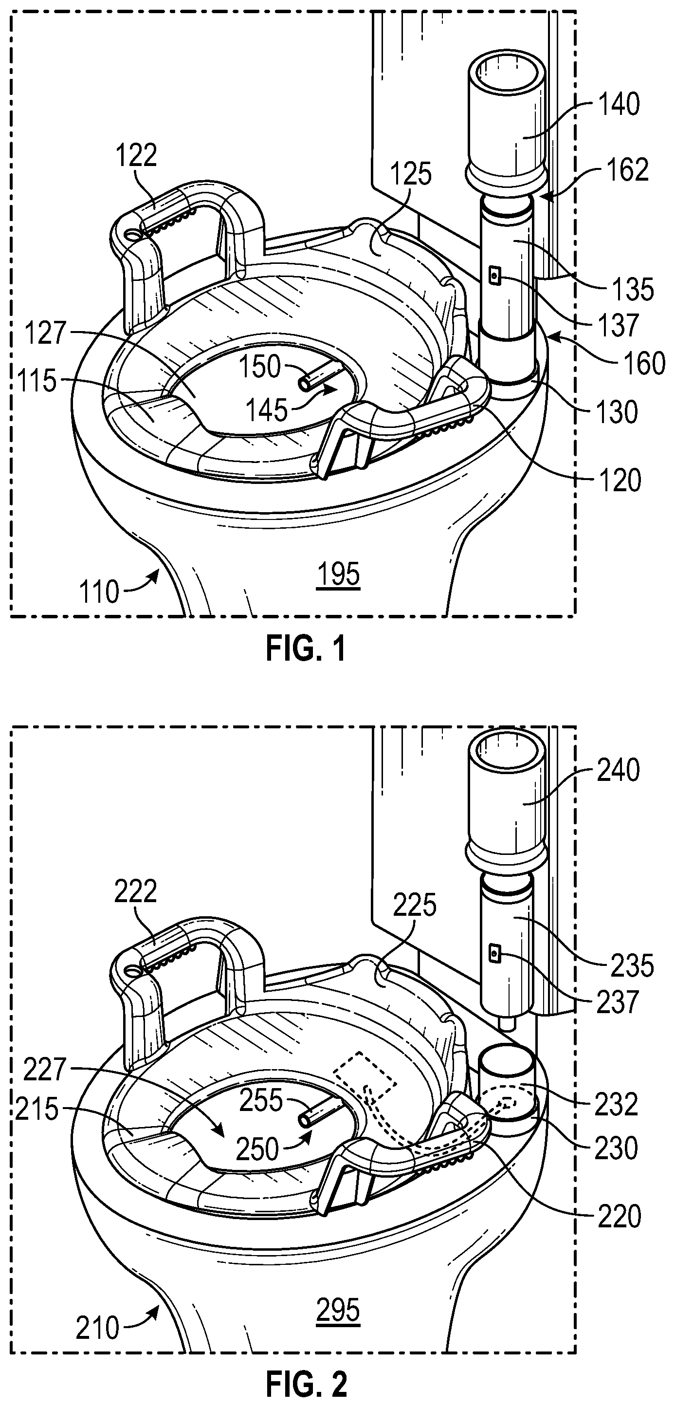 Patent US12312793 Figure 1 – Portable child seat bidets