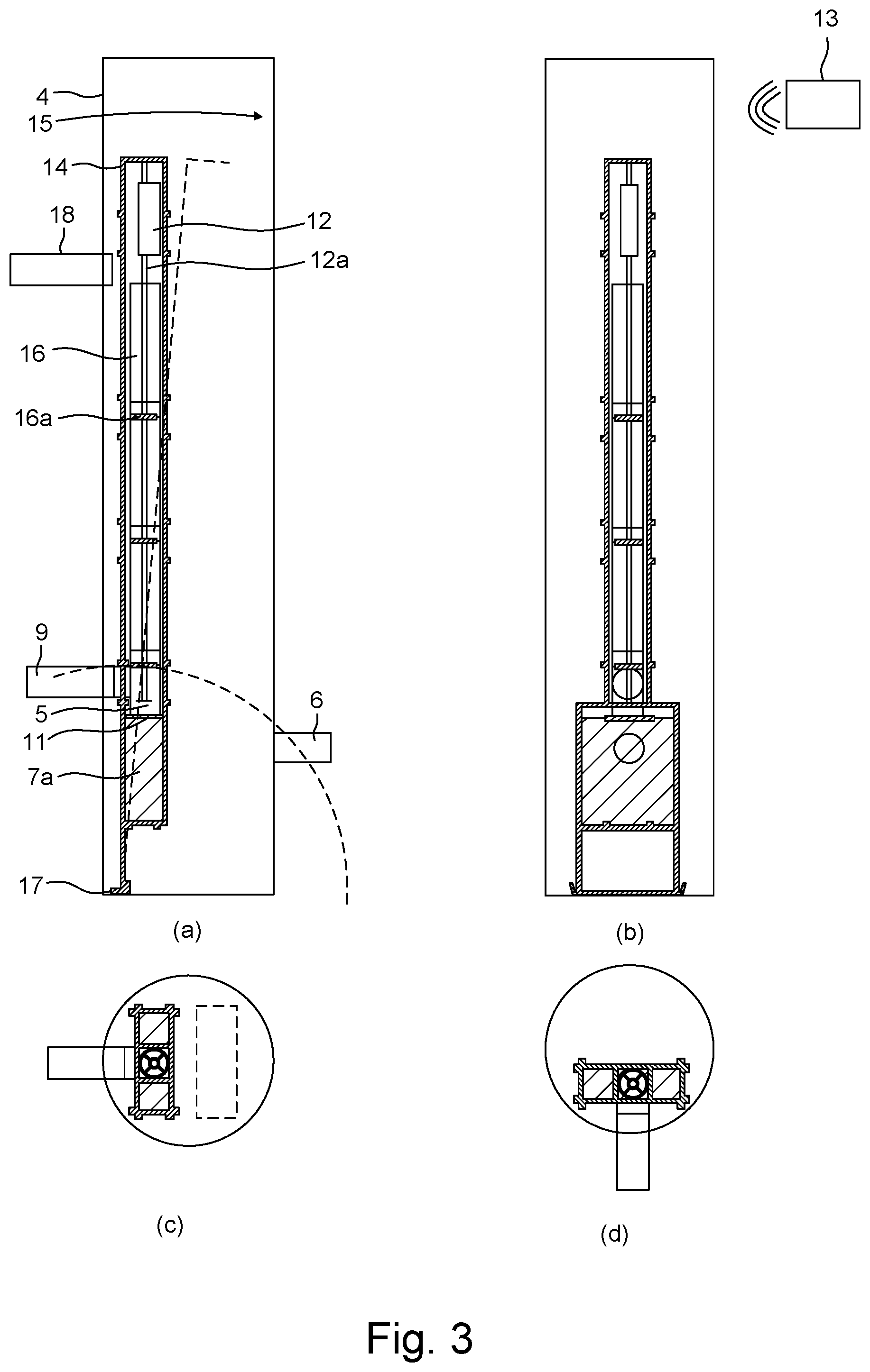 Patent US12312794 Figure 3 – System for the control of a flow of liquid between a first reservoir and a second reservoir