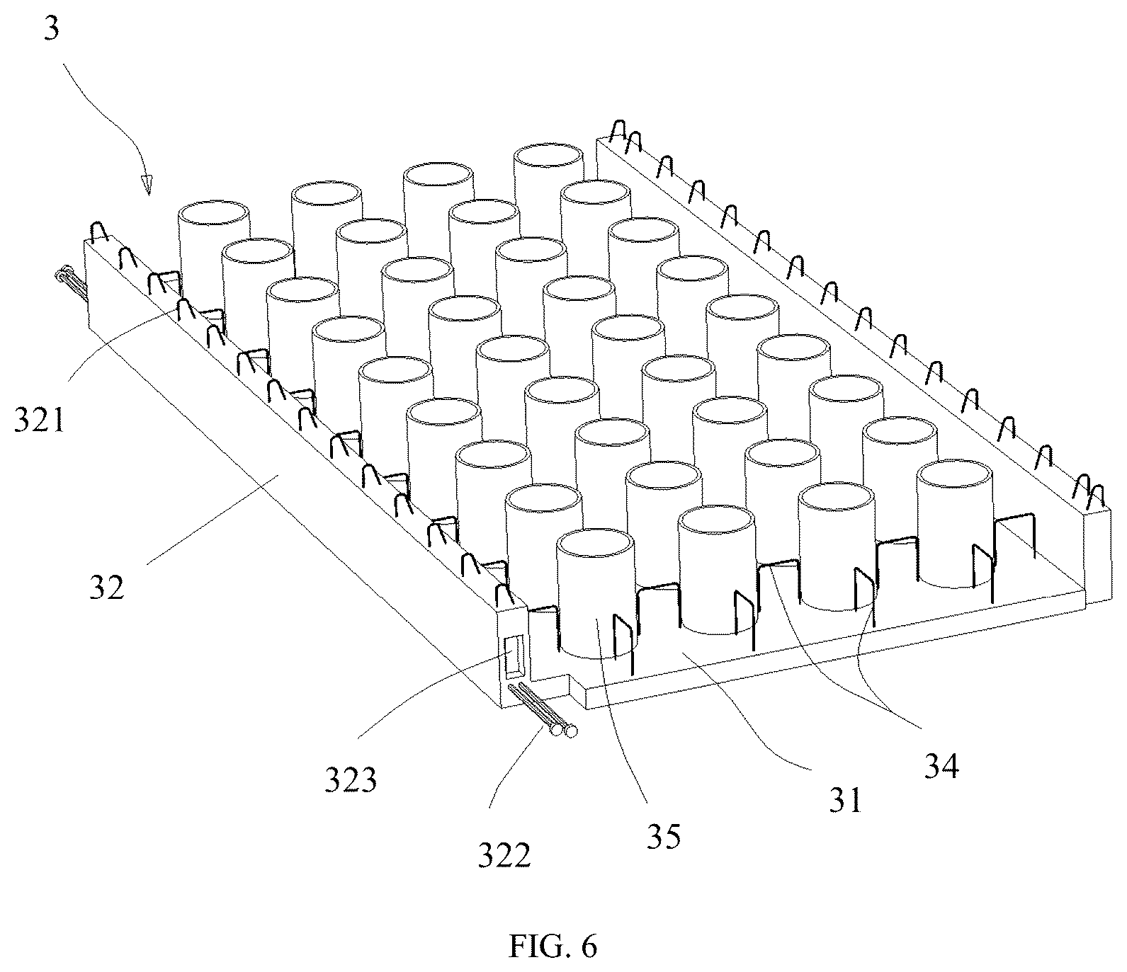 Patent US12312795 Figure 5 – Beam-slab integrated prefabricated waffle slab structure and construction method thereof