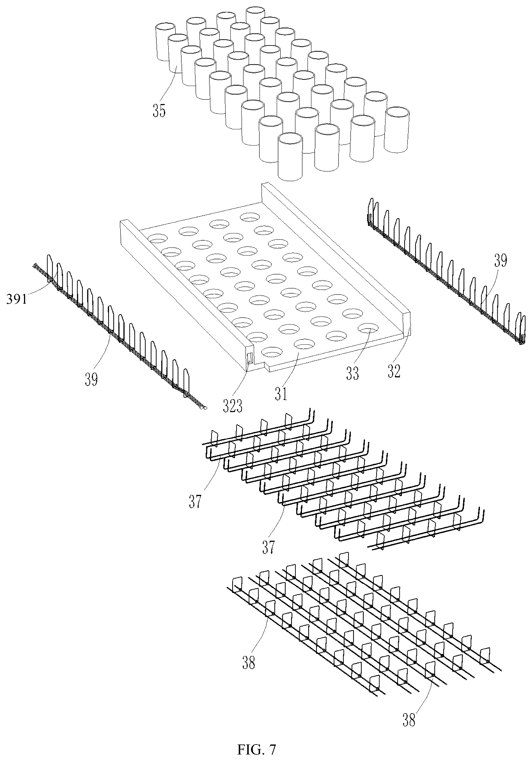 Patent US12312795 Figure 6 – Beam-slab integrated prefabricated waffle slab structure and construction method thereof