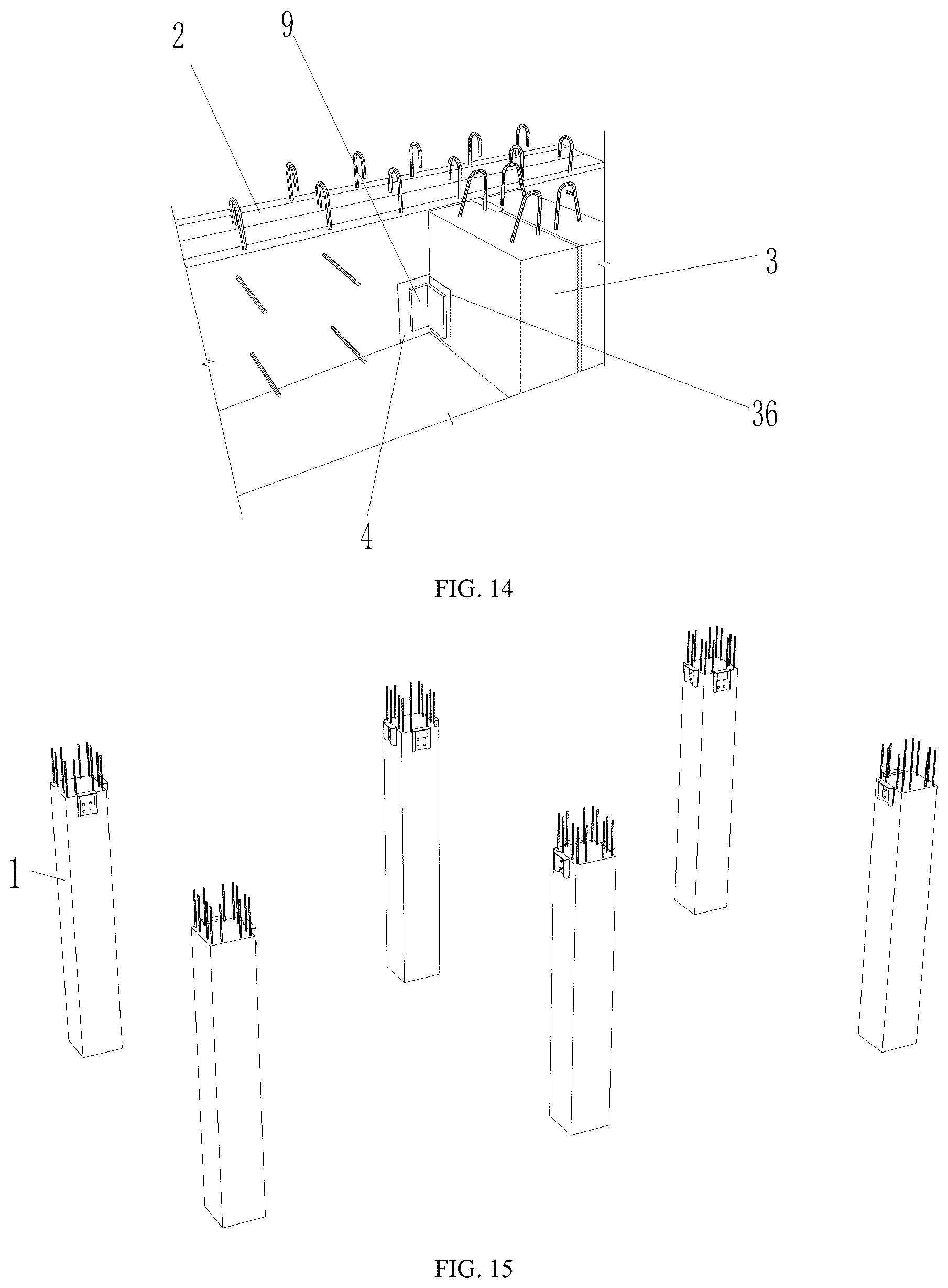 Patent US12312795 Figure 10 – Beam-slab integrated prefabricated waffle slab structure and construction method thereof