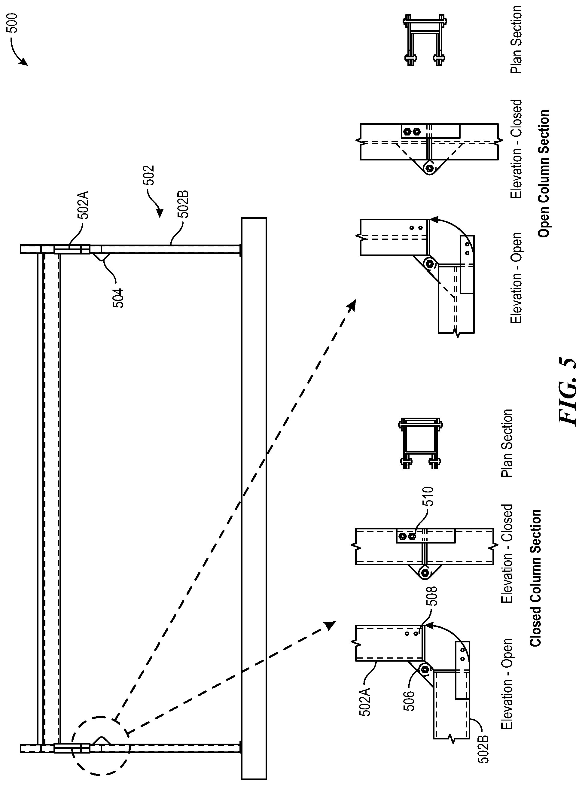 Patent US12312797 Figure 10 – System and methods employing prefabricated volumetric construction modules including transforming truss elements
