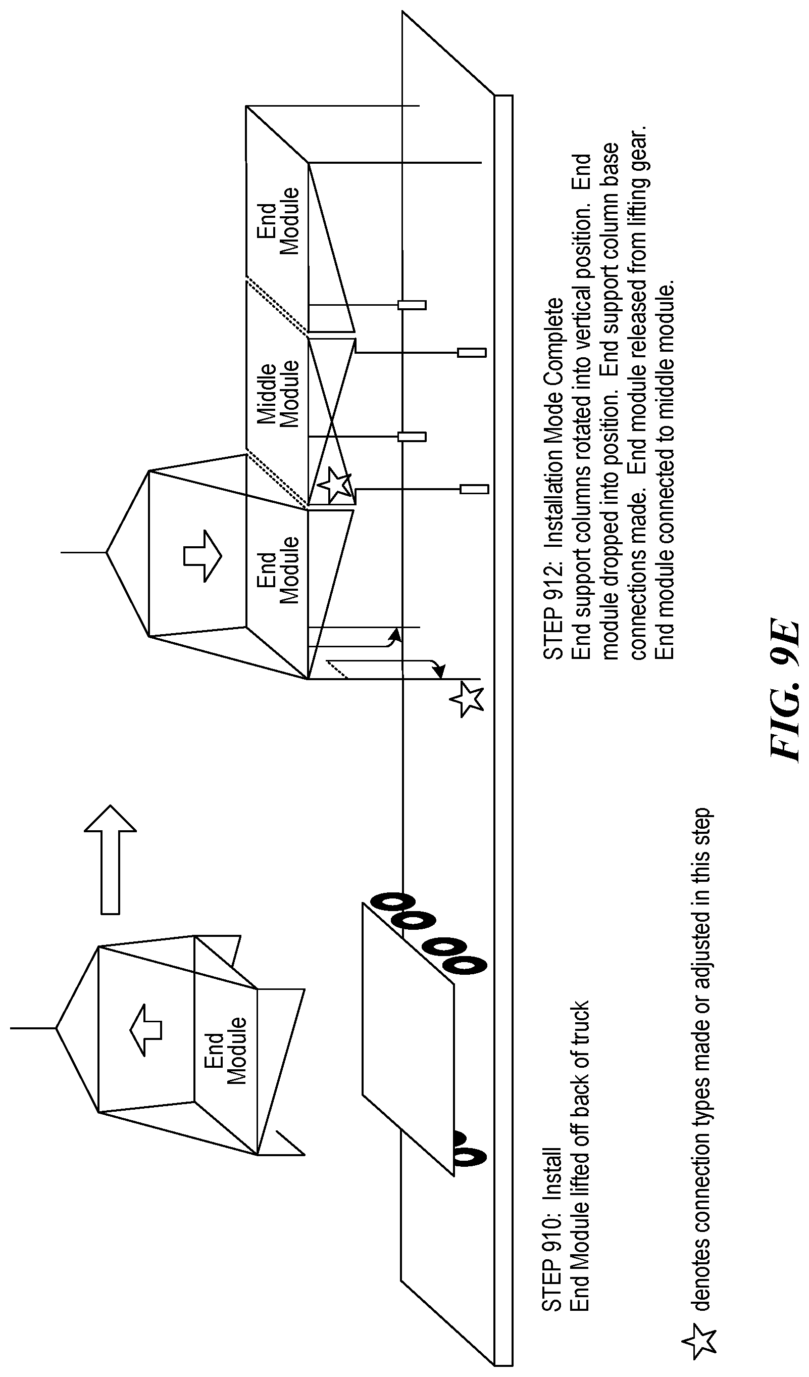 Patent US12312797 Figure 19 – System and methods employing prefabricated volumetric construction modules including transforming truss elements