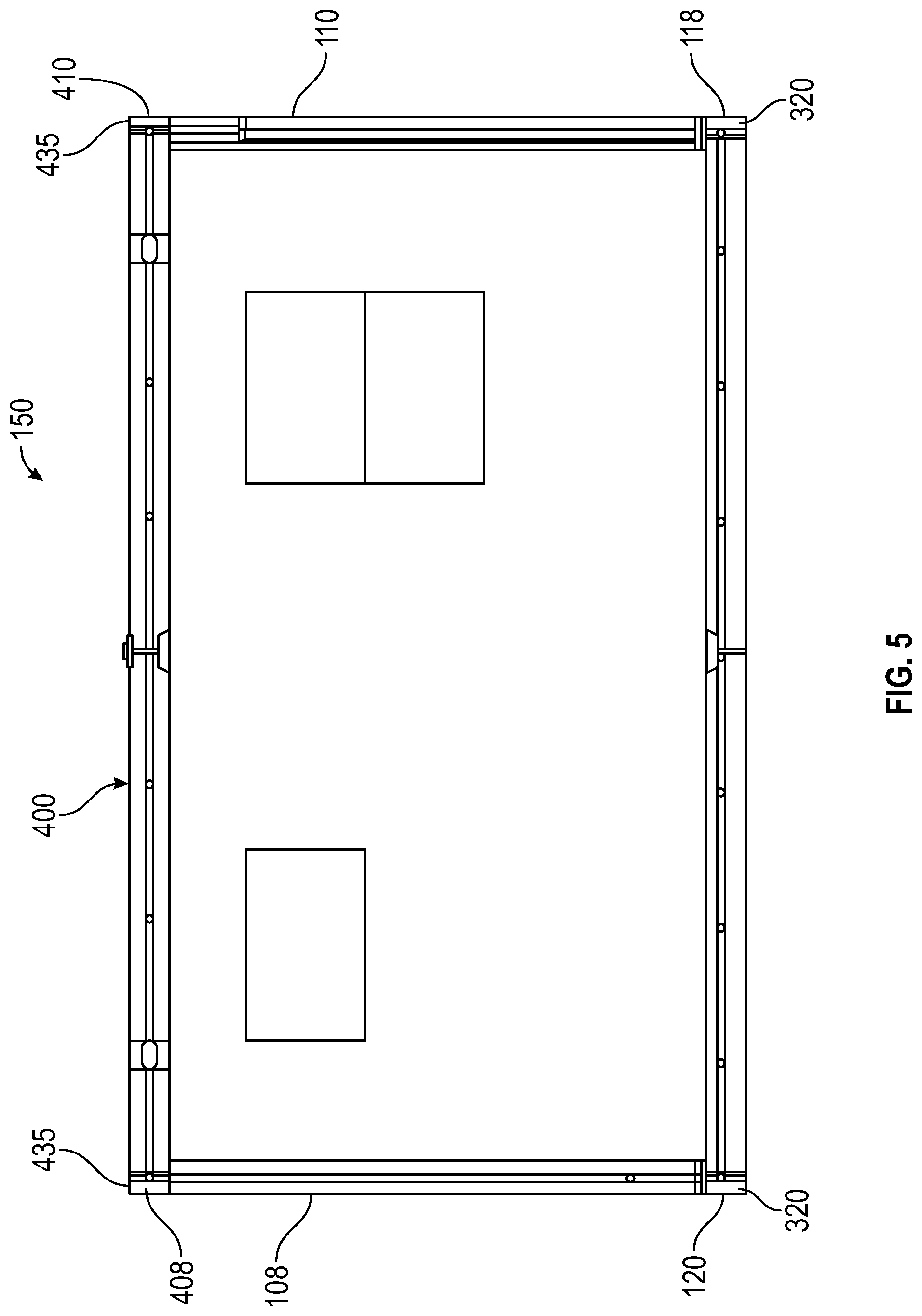 Patent US12312798 Figure 5 – Foldable transportable buildings