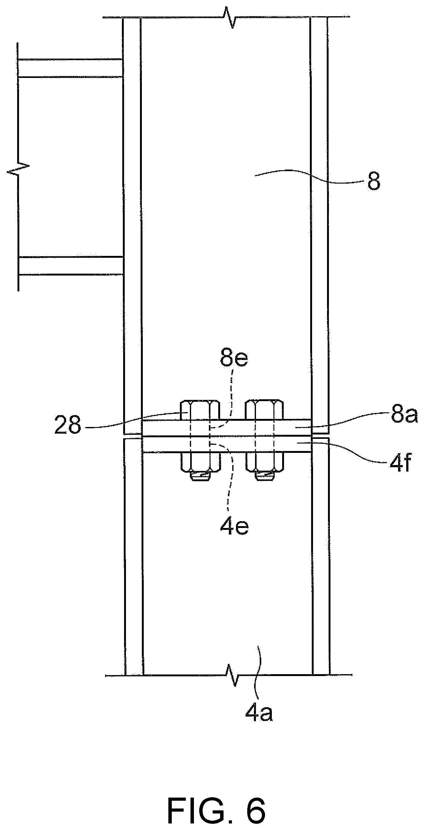 Patent US12312799 Figure 6 – Module for separate conveyance, structure for plant, and method of constructing structure for plant