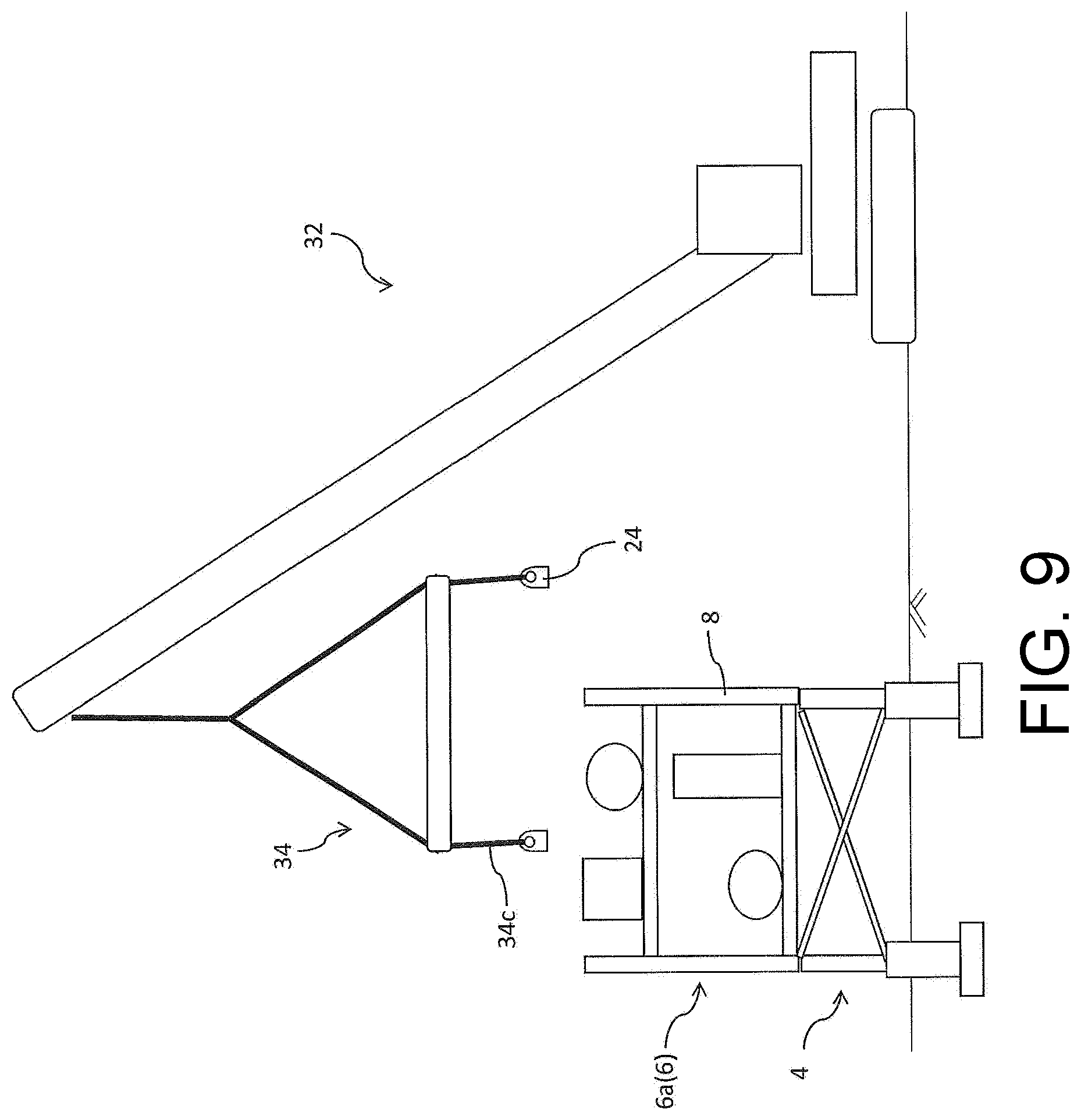 Patent US12312799 Figure 9 – Module for separate conveyance, structure for plant, and method of constructing structure for plant