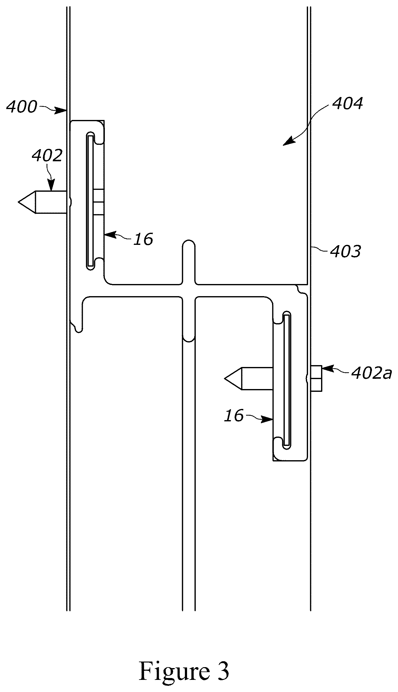 Patent US12312801 Figure 4 – Bracket assembly including a fiber reinforced polymer bracket having a backer and method of use thereof