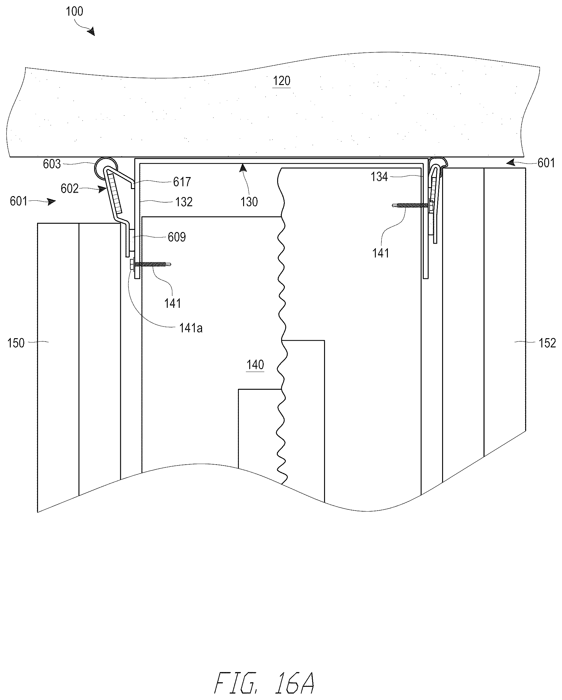 Patent US12312802 Figure 11 – Fire-rated joint component and wall assembly