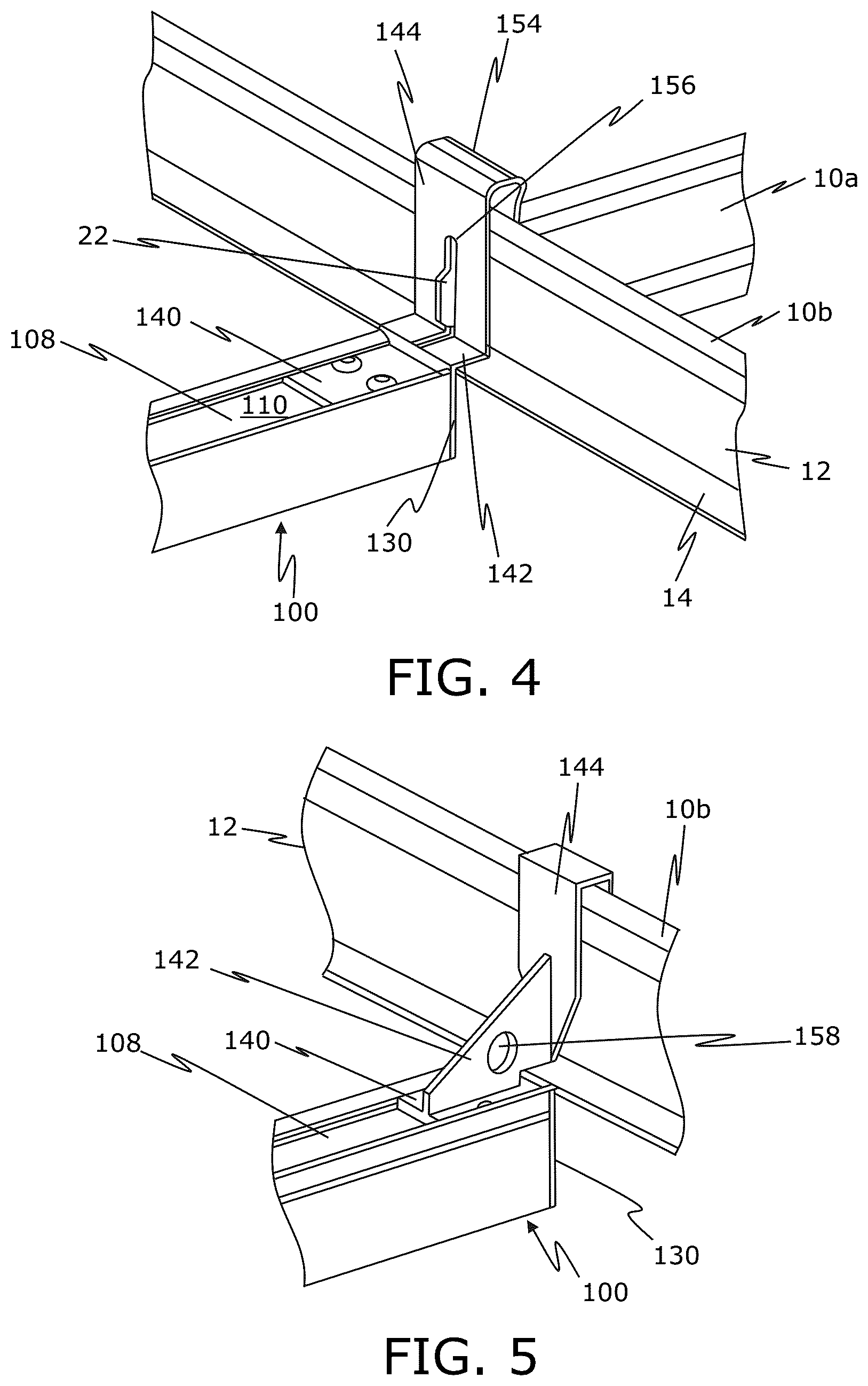 Patent US12312805 Figure 4 – Multifunctional lighting assembly for a T-bar grid arrangement