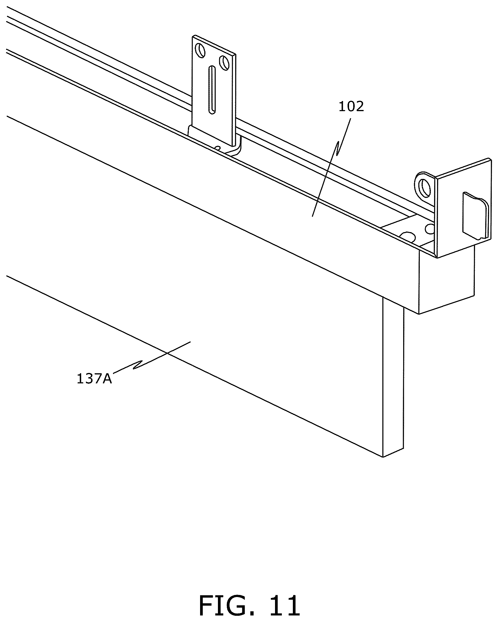 Patent US12312805 Figure 11 – Multifunctional lighting assembly for a T-bar grid arrangement