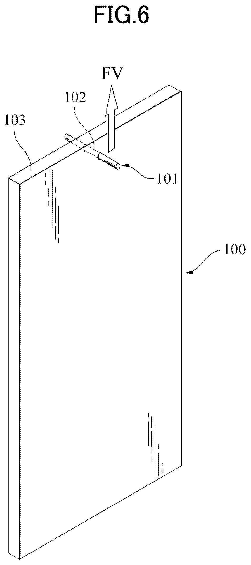 Patent US12312809 Figure 6 – Gypsum-based load-bearing board, load-bearing wall structure, and load-bearing wall construction method for wooden construction building