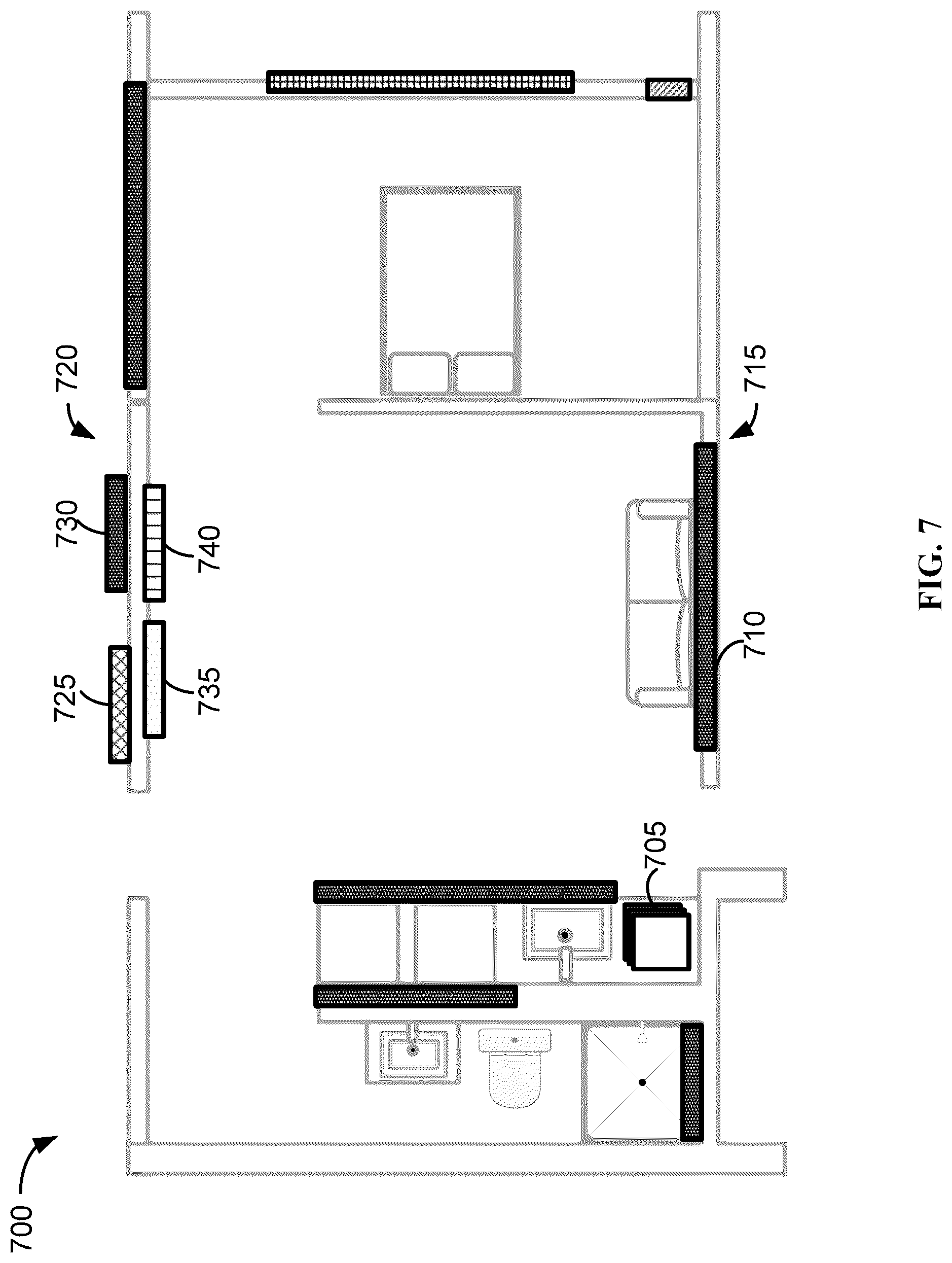 Patent US12312810 Figure 8 – Prefabricated multi-conduit building panel design