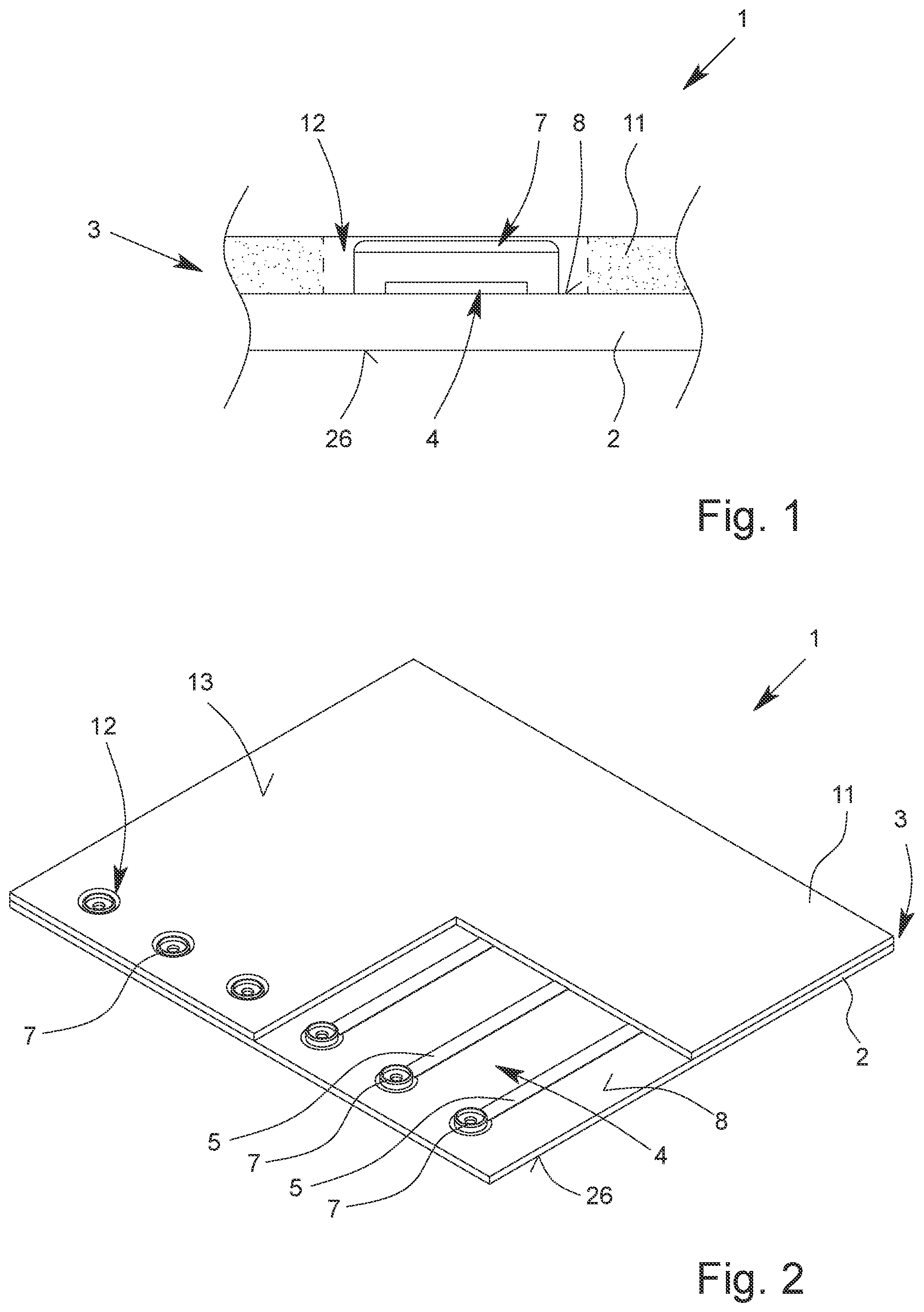 Patent US12312811 Figure 1 – Construction foil and system with at least one construction foil