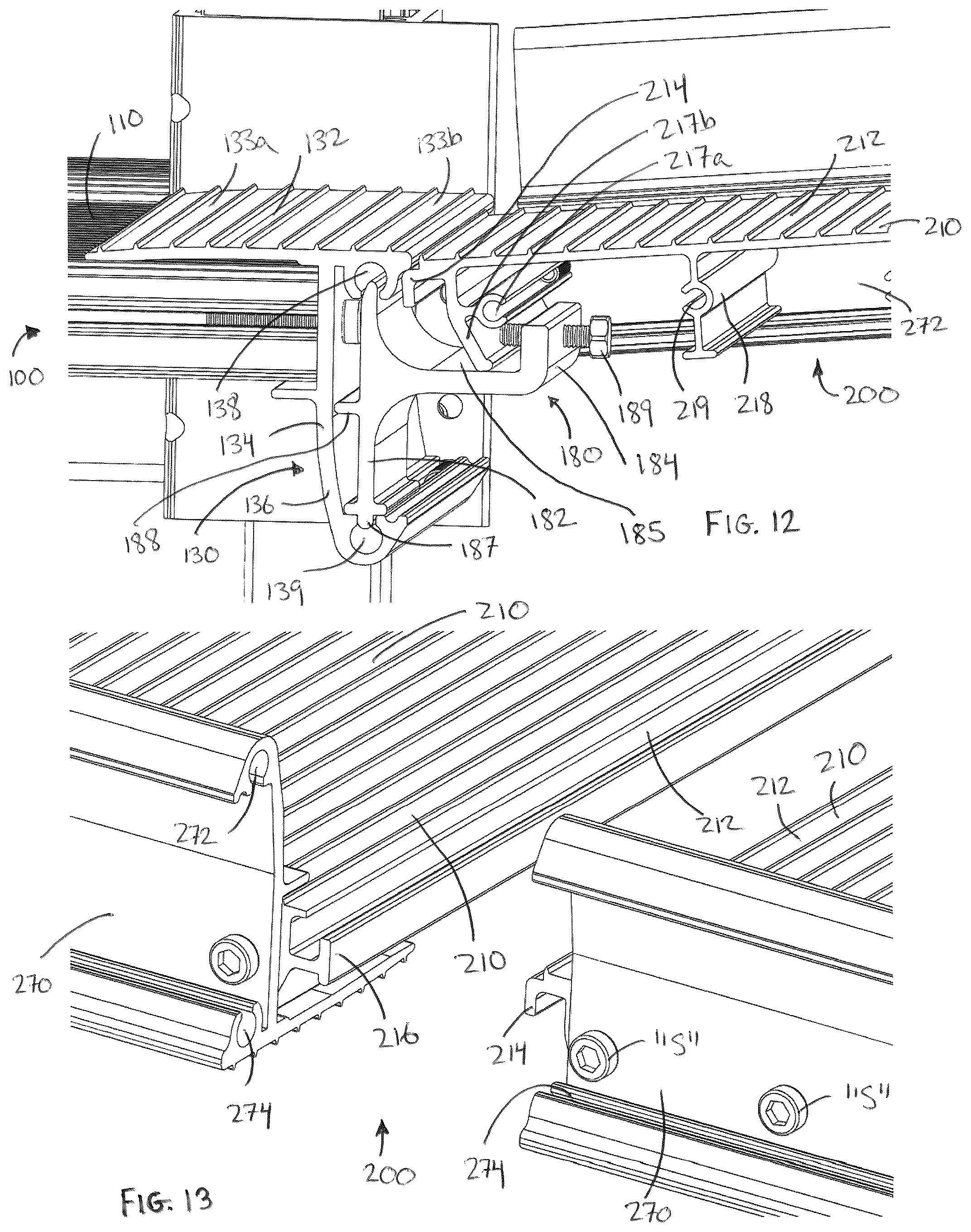 Patent US12312813 Figure 8 – Wheelchair ramps, hand railings, and modular accessibility systems incorporating the same