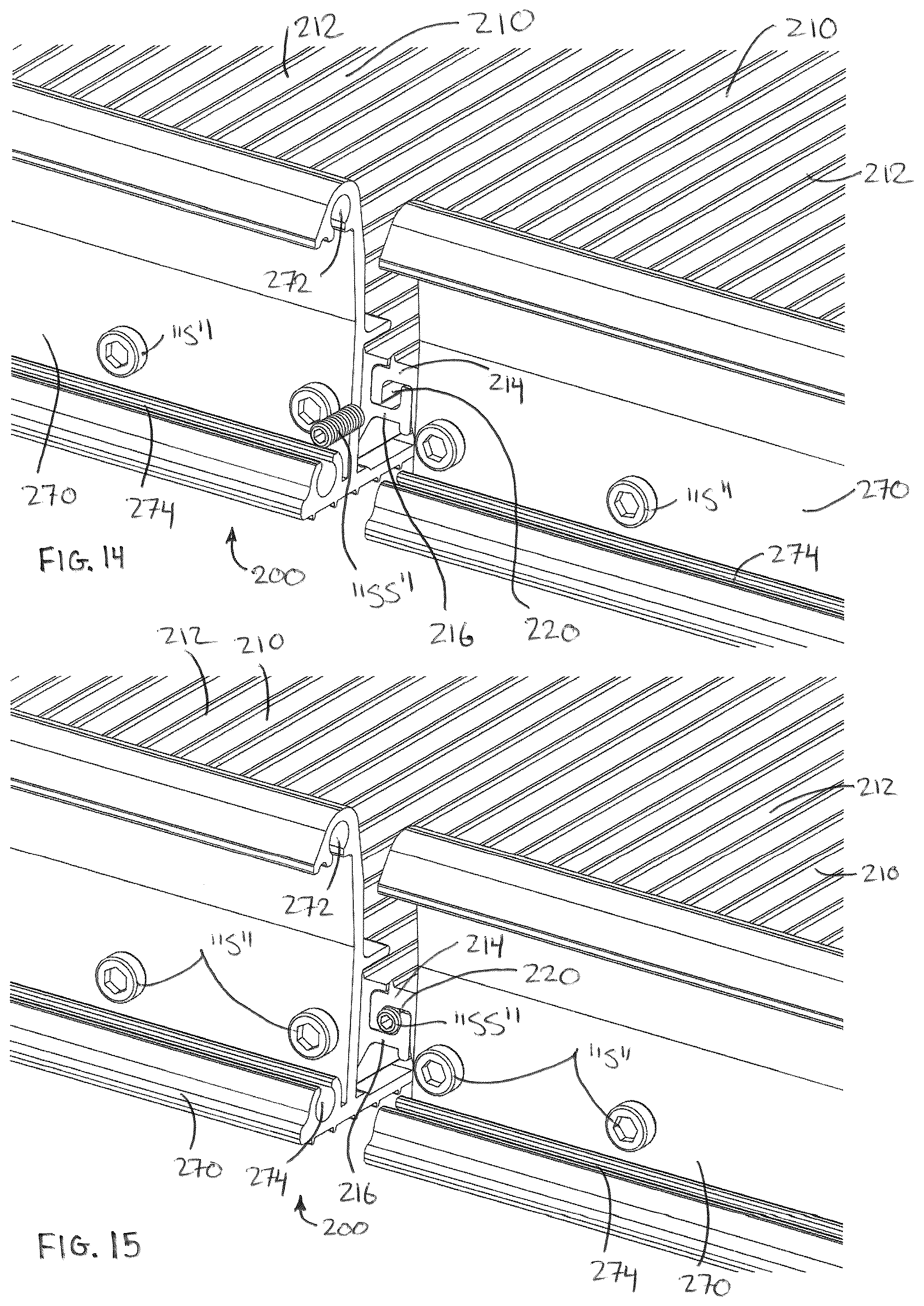 Patent US12312813 Figure 9 – Wheelchair ramps, hand railings, and modular accessibility systems incorporating the same