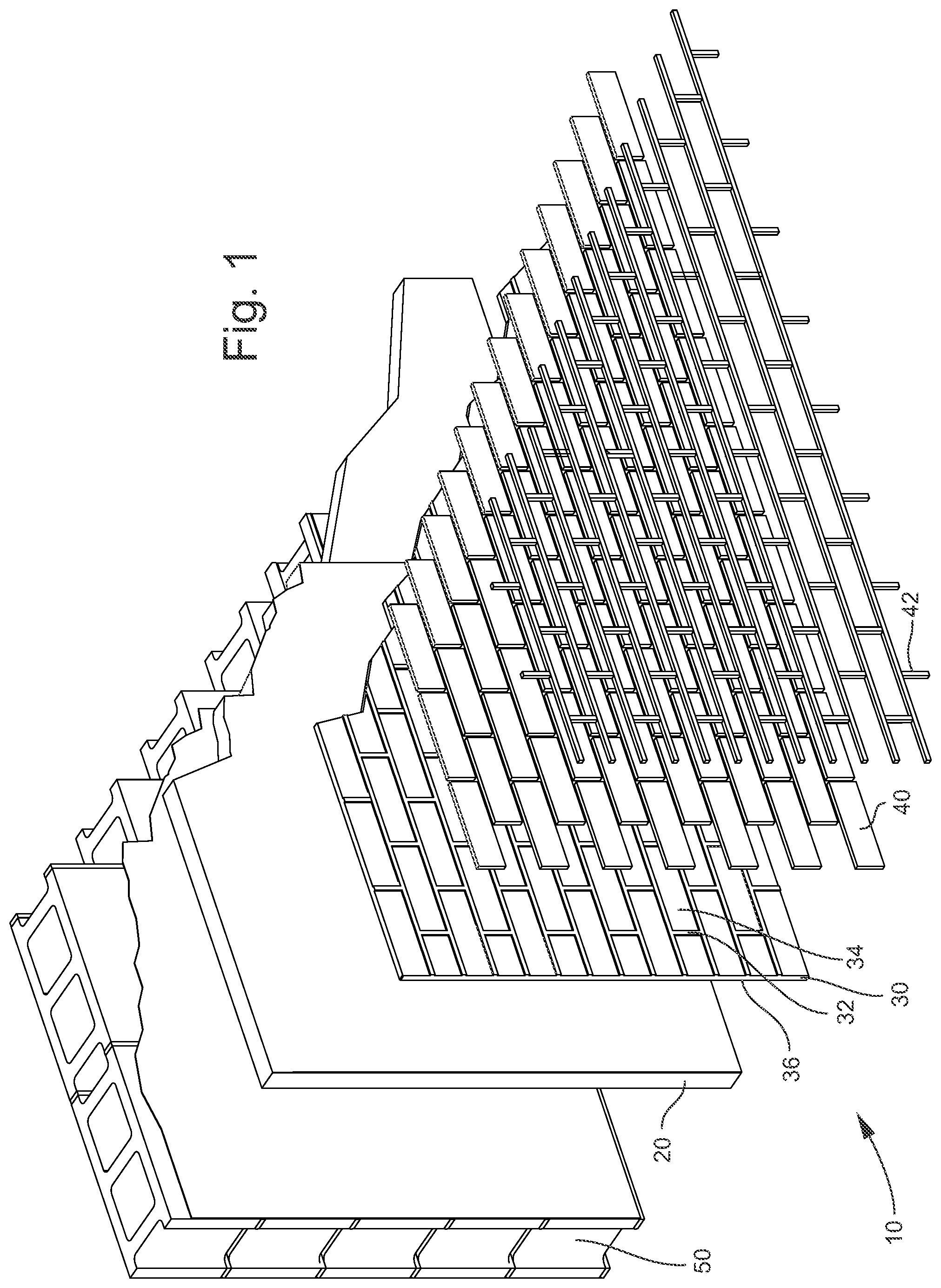 Patent US12312815 Figure 1 – Wall panel