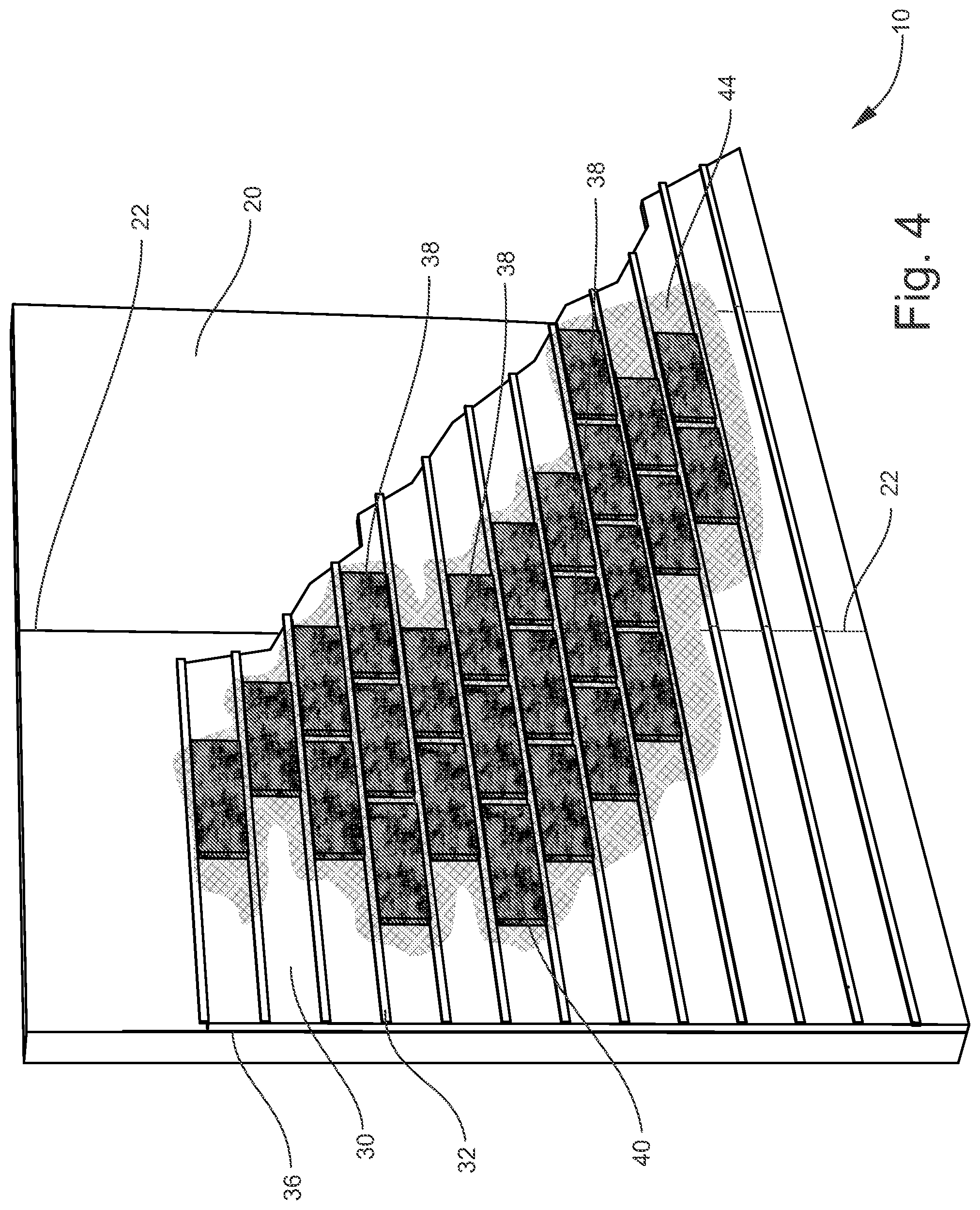 Patent US12312815 Figure 4 – Wall panel
